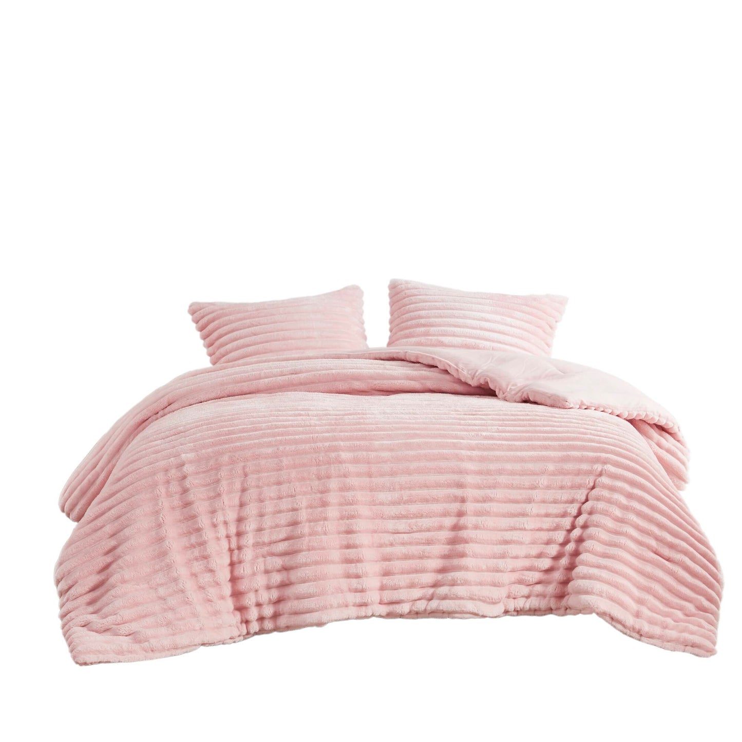 Intelligent Design 3 Piece Corded Plush Comforter Set