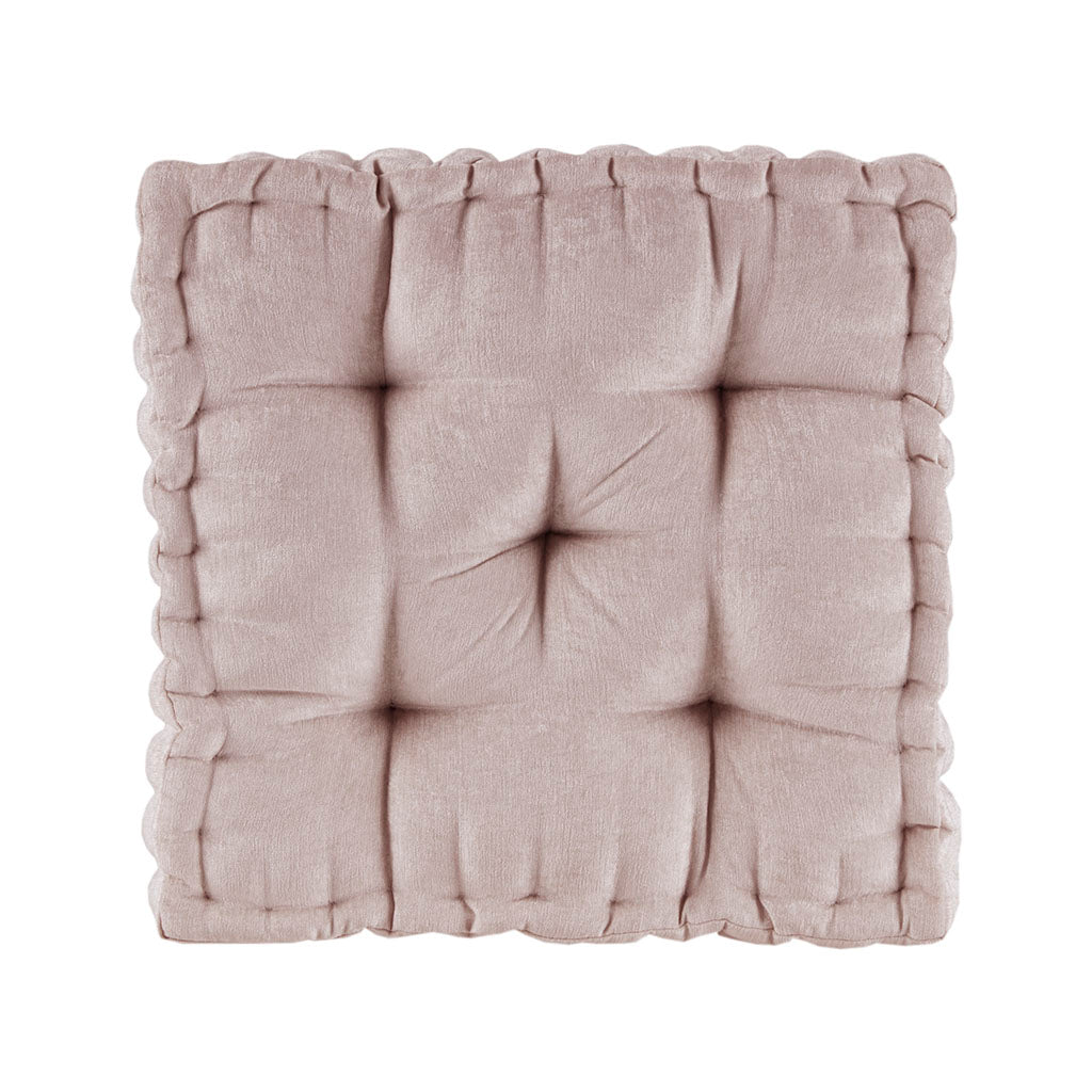 Intelligent Design Poly Chenille Square Floor Pillow Cushion