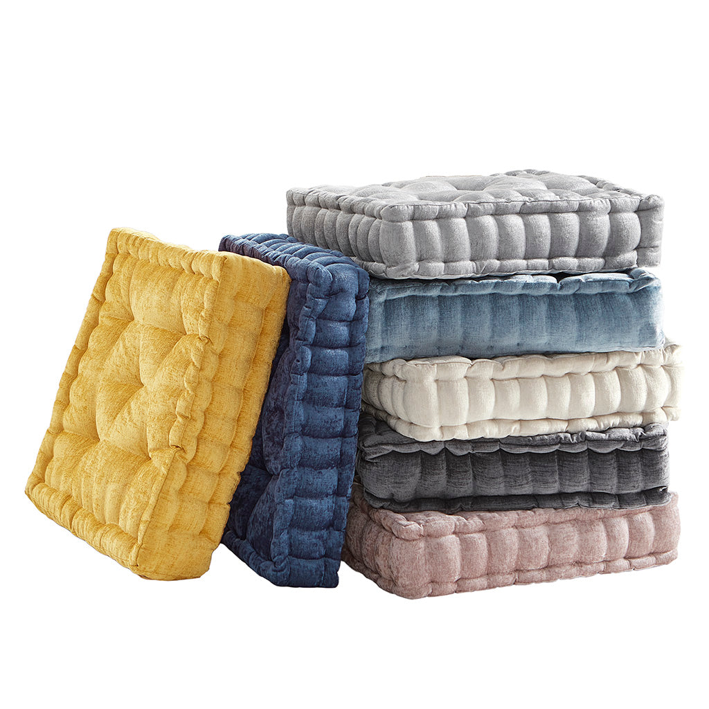 Intelligent Design Poly Chenille Square Floor Pillow Cushion