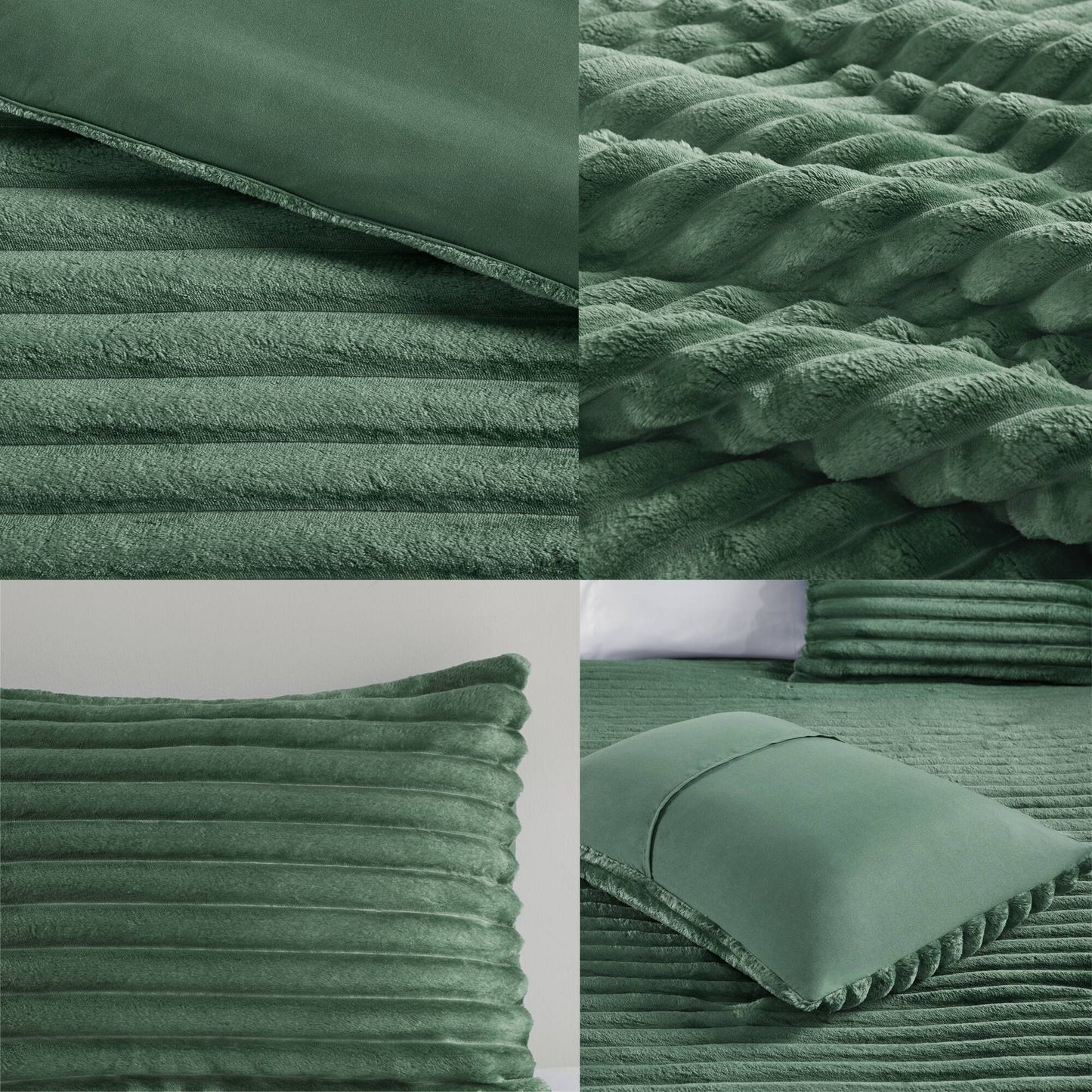 Intelligent Design 3 Piece Corded Plush Comforter Set