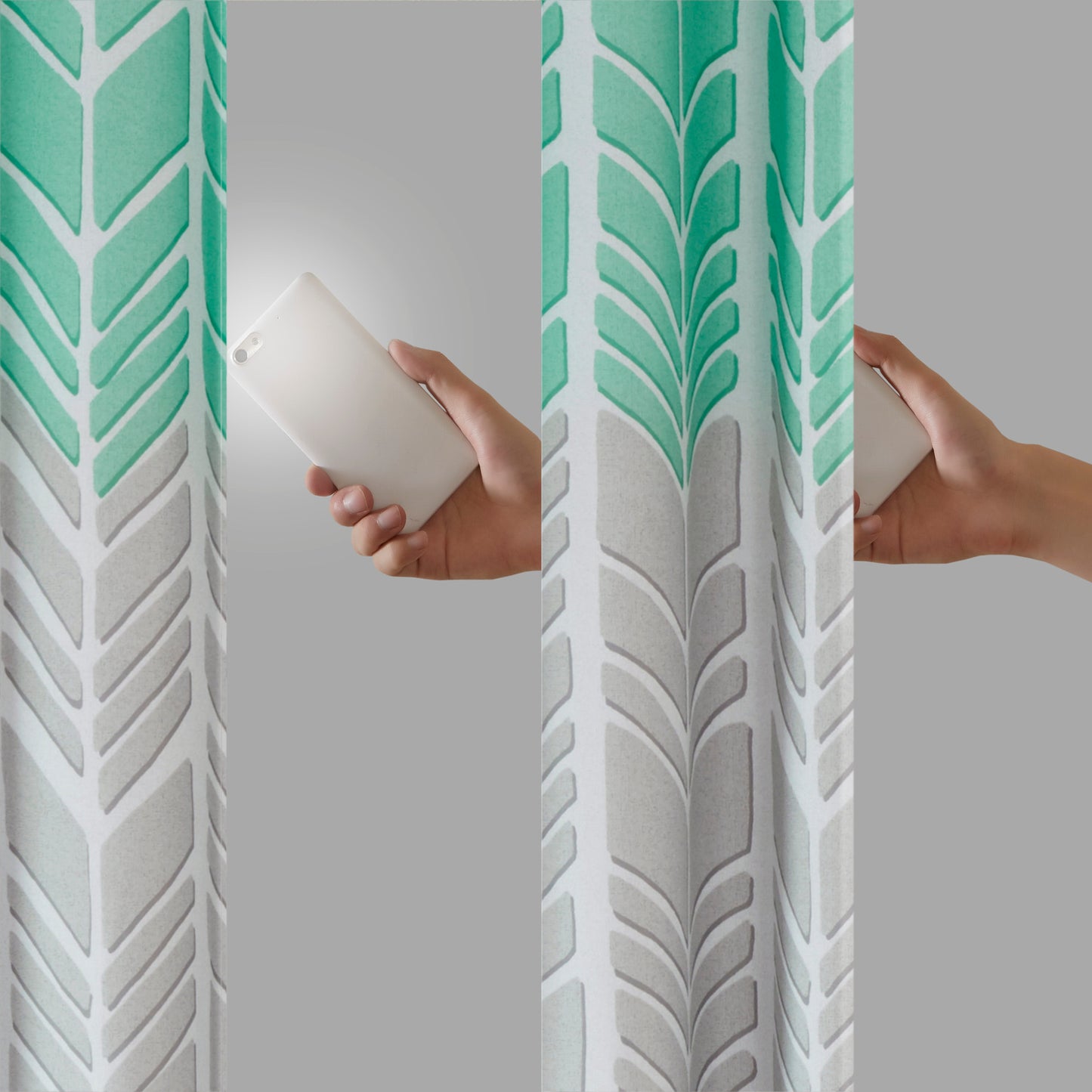 Intelligent Design Printed Total Blackout Curtain Panel