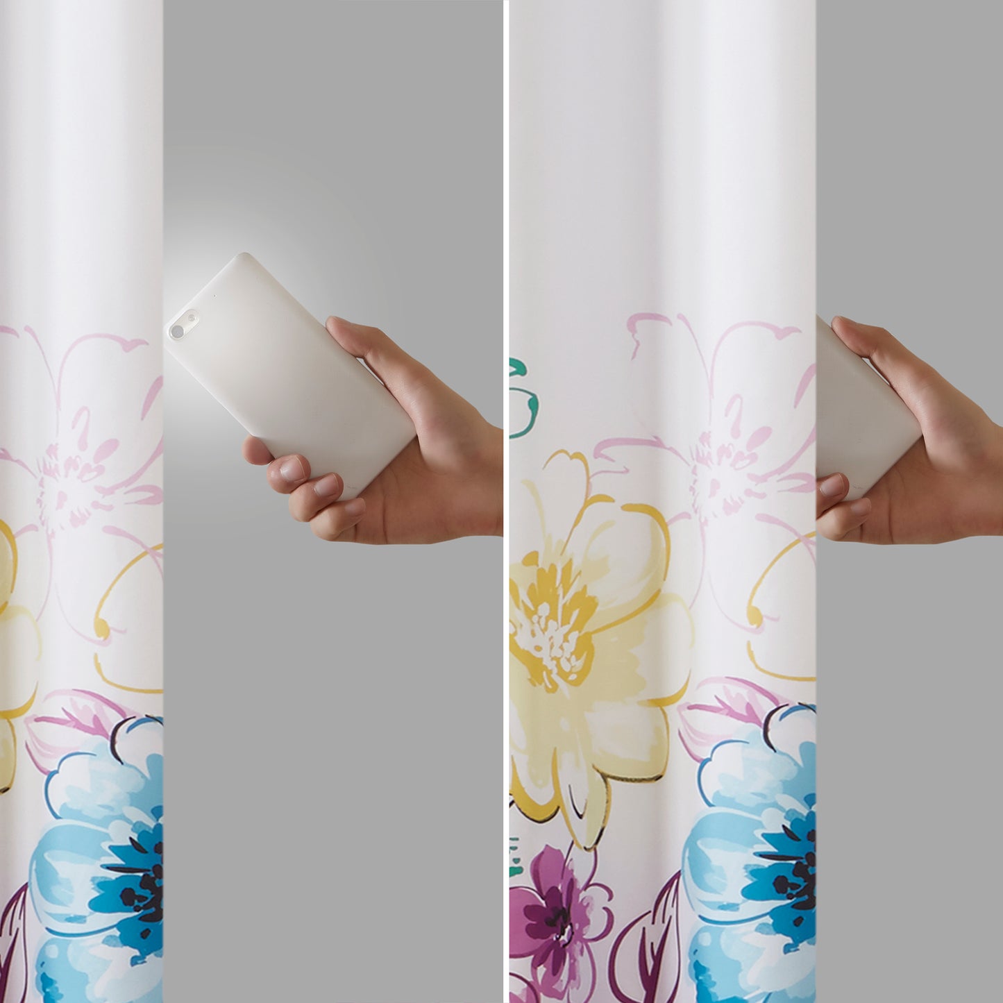Intelligent Design Printed Total Blackout Curtain Panel