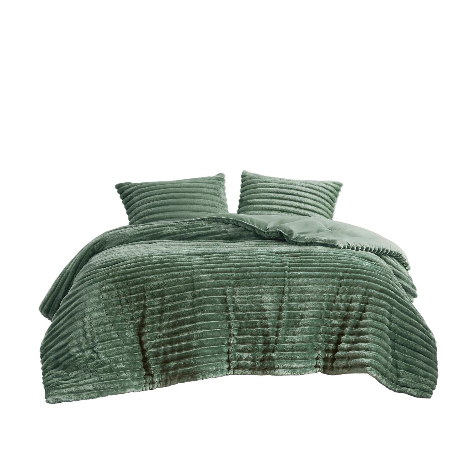 Intelligent Design 3 Piece Corded Plush Comforter Set