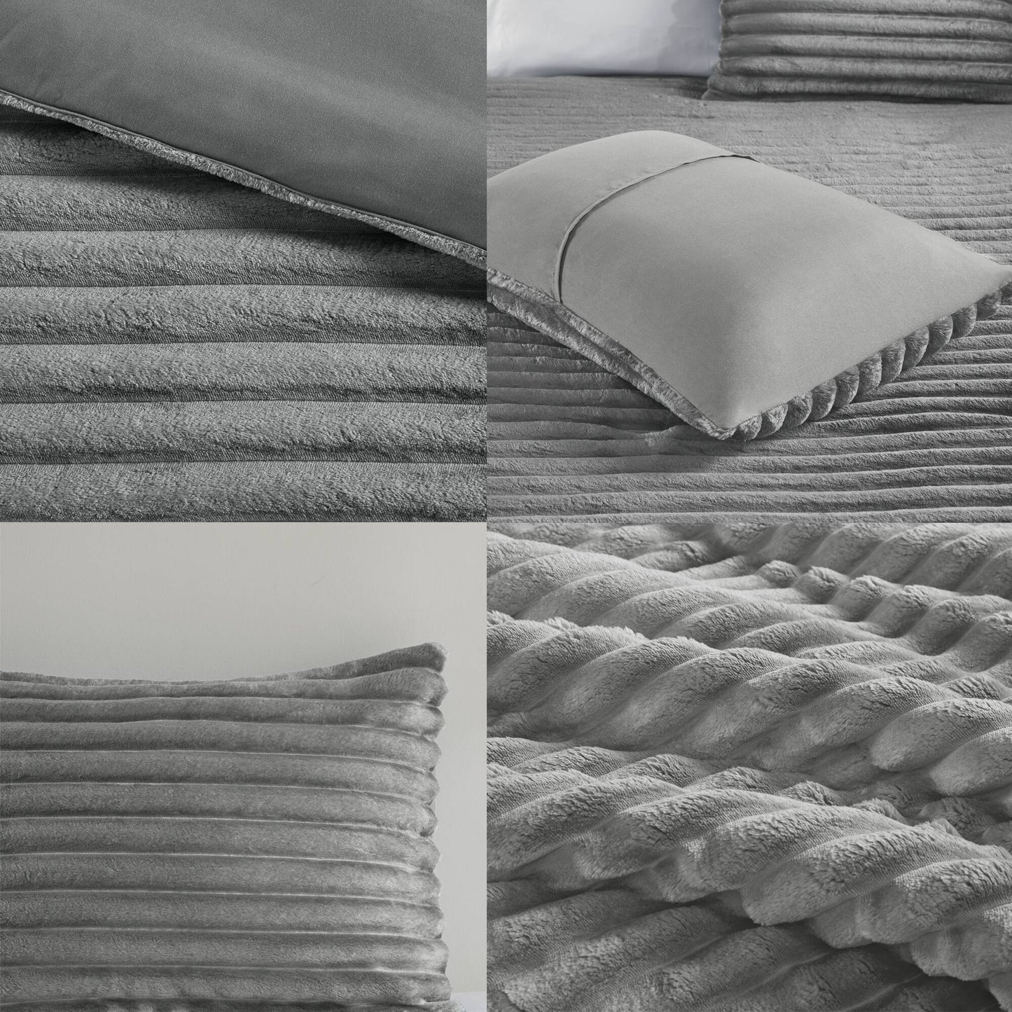 Intelligent Design 3 Piece Corded Plush Comforter Set