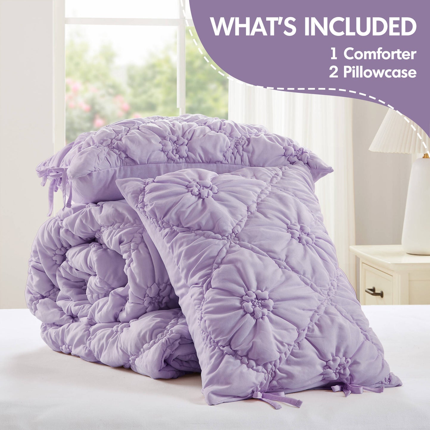 Lily 3PCS Comforter Set