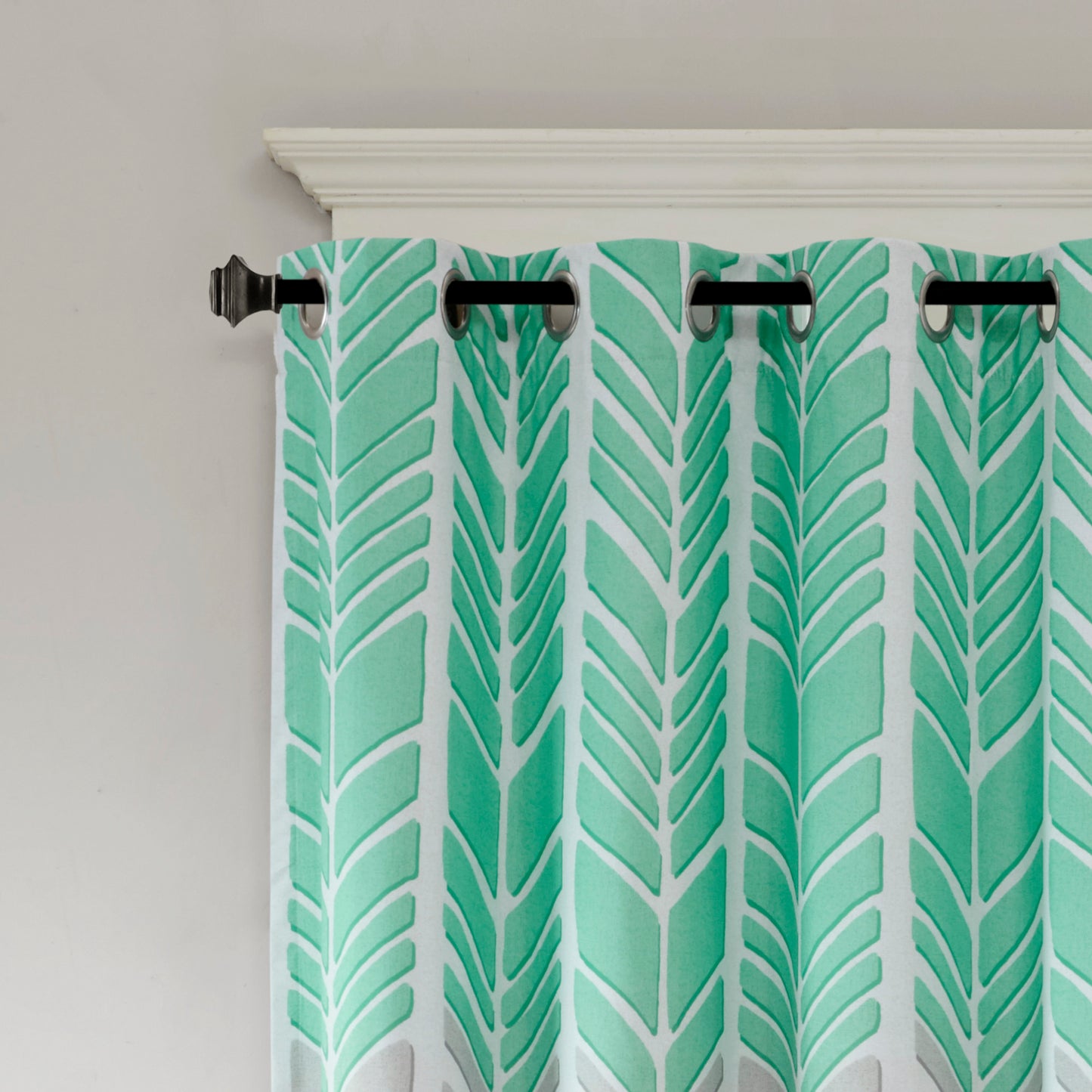 Intelligent Design Printed Total Blackout Curtain Panel