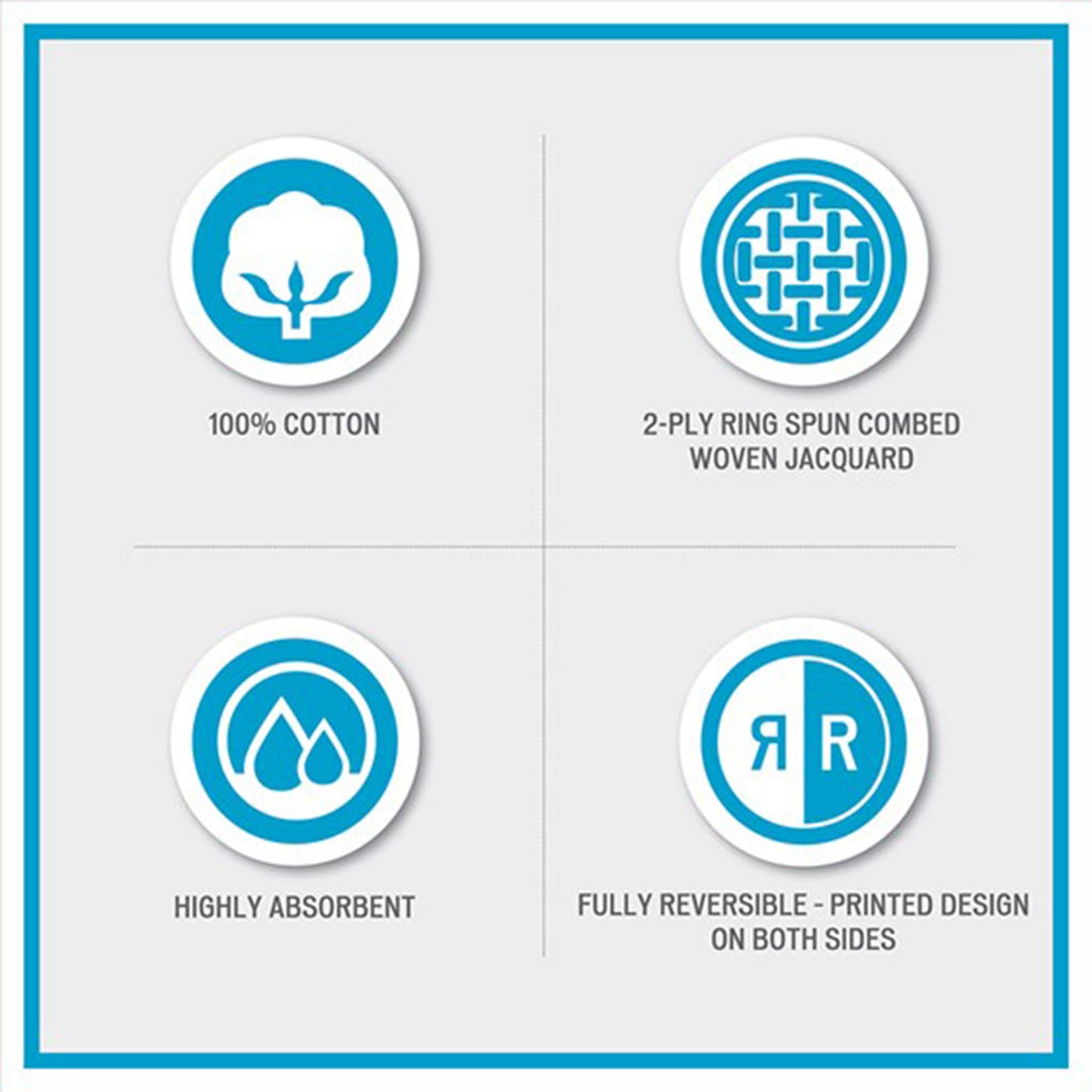 Intelligent Design Cotton Jacquard Bath Towel 6 Piece Set