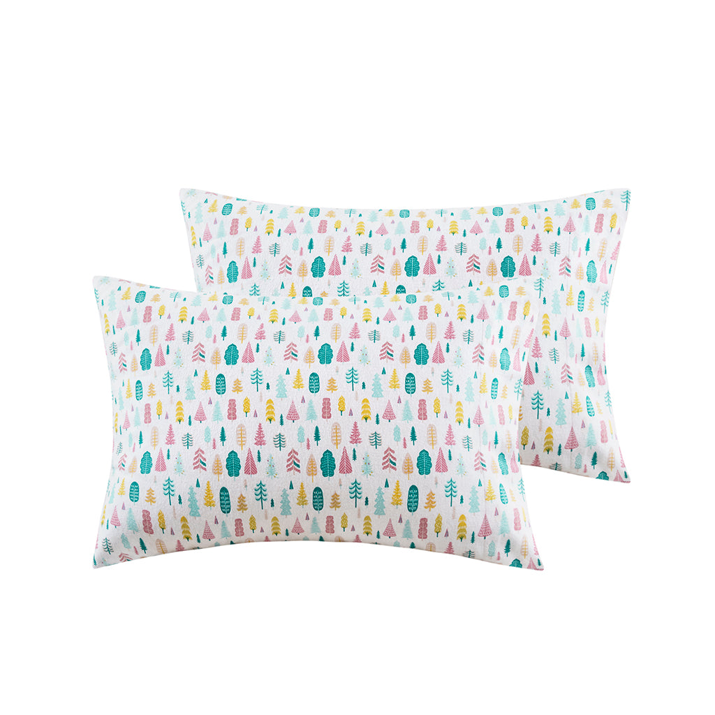 Intelligent Design Cotton Flannel Printed Sheet Set