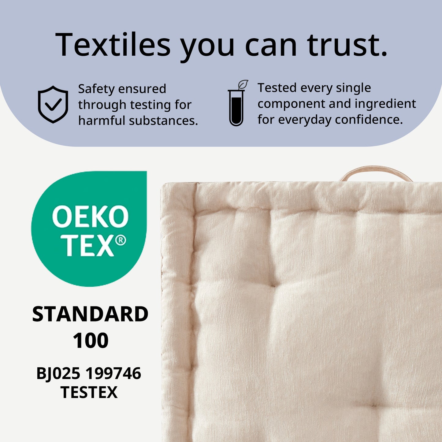 Intelligent Design Poly Chenille Square Floor Pillow Cushion