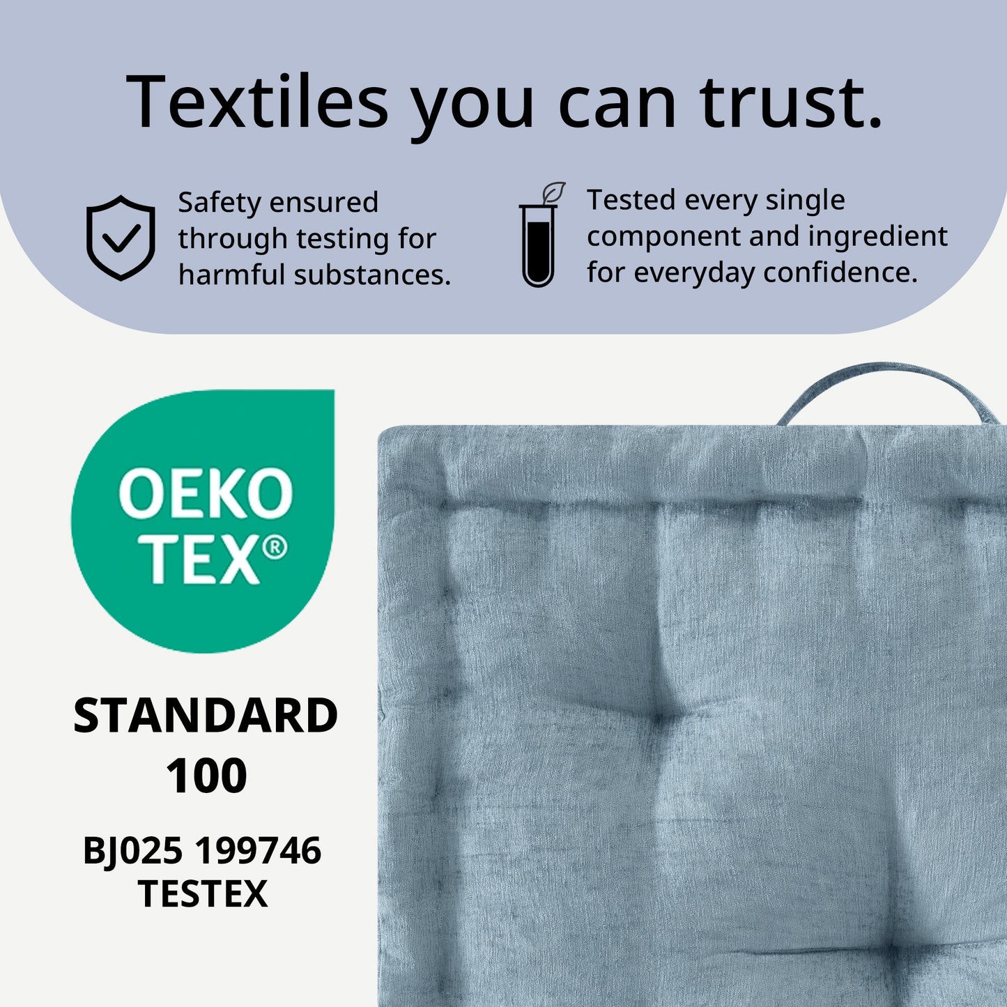 Intelligent Design Poly Chenille Square Floor Pillow Cushion