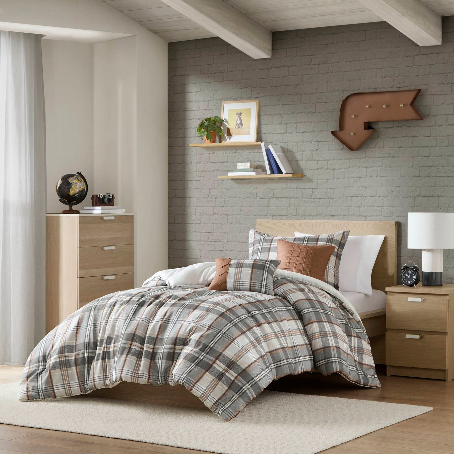 Blake Plaid Comforter Set