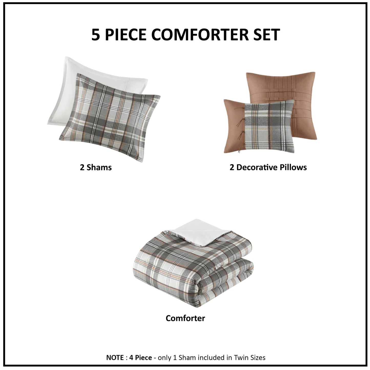Blake Plaid Comforter Set