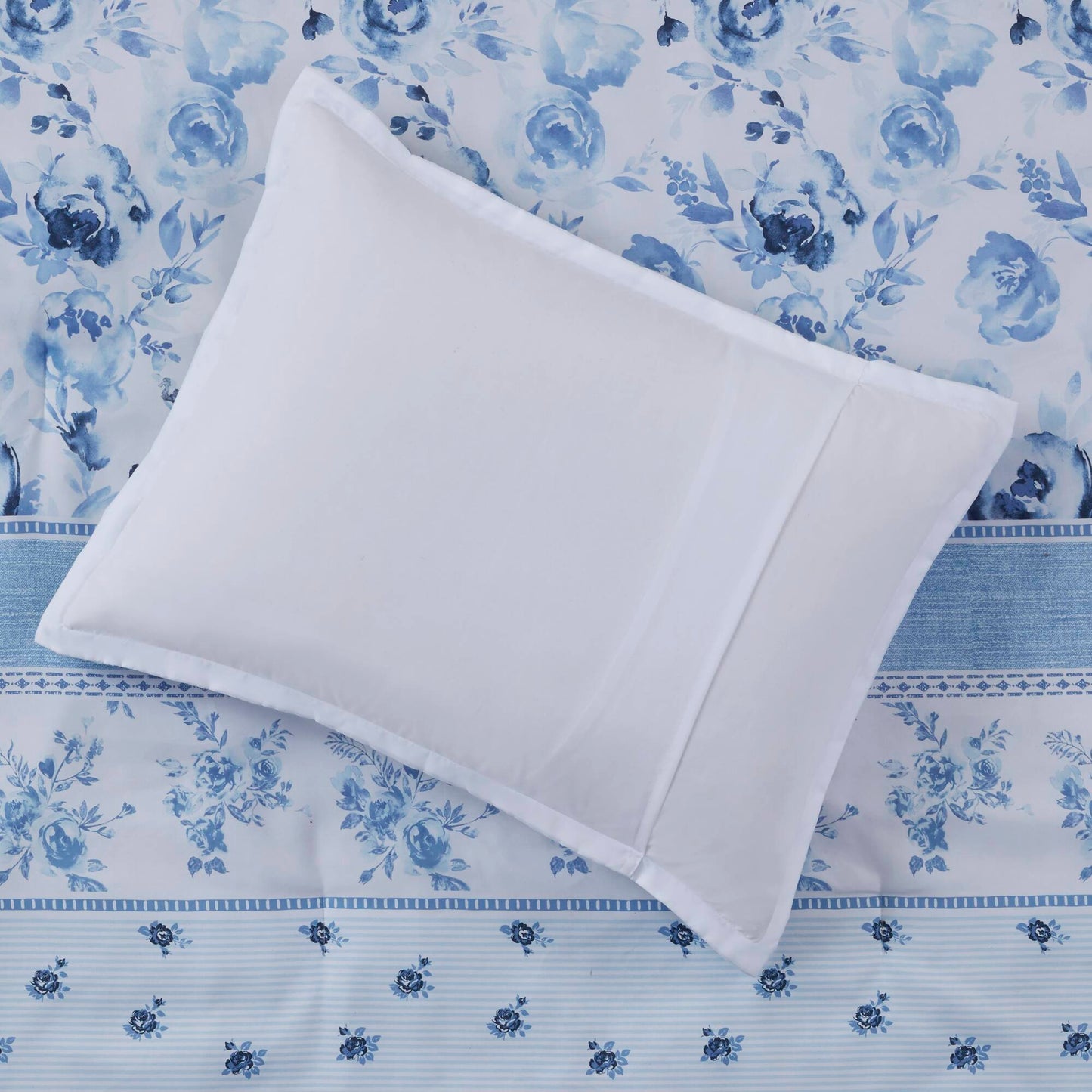 Christa Floral Striped Comforter Set