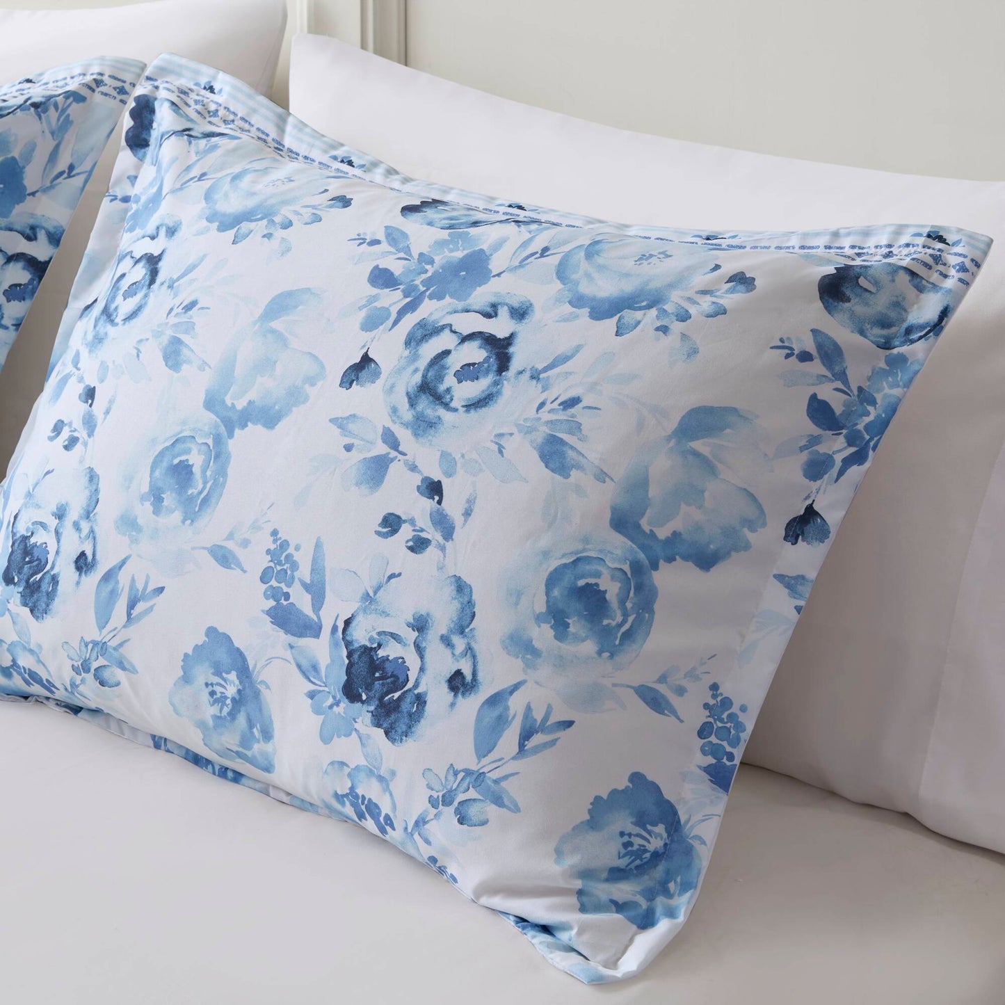 Christa Floral Striped Comforter Set