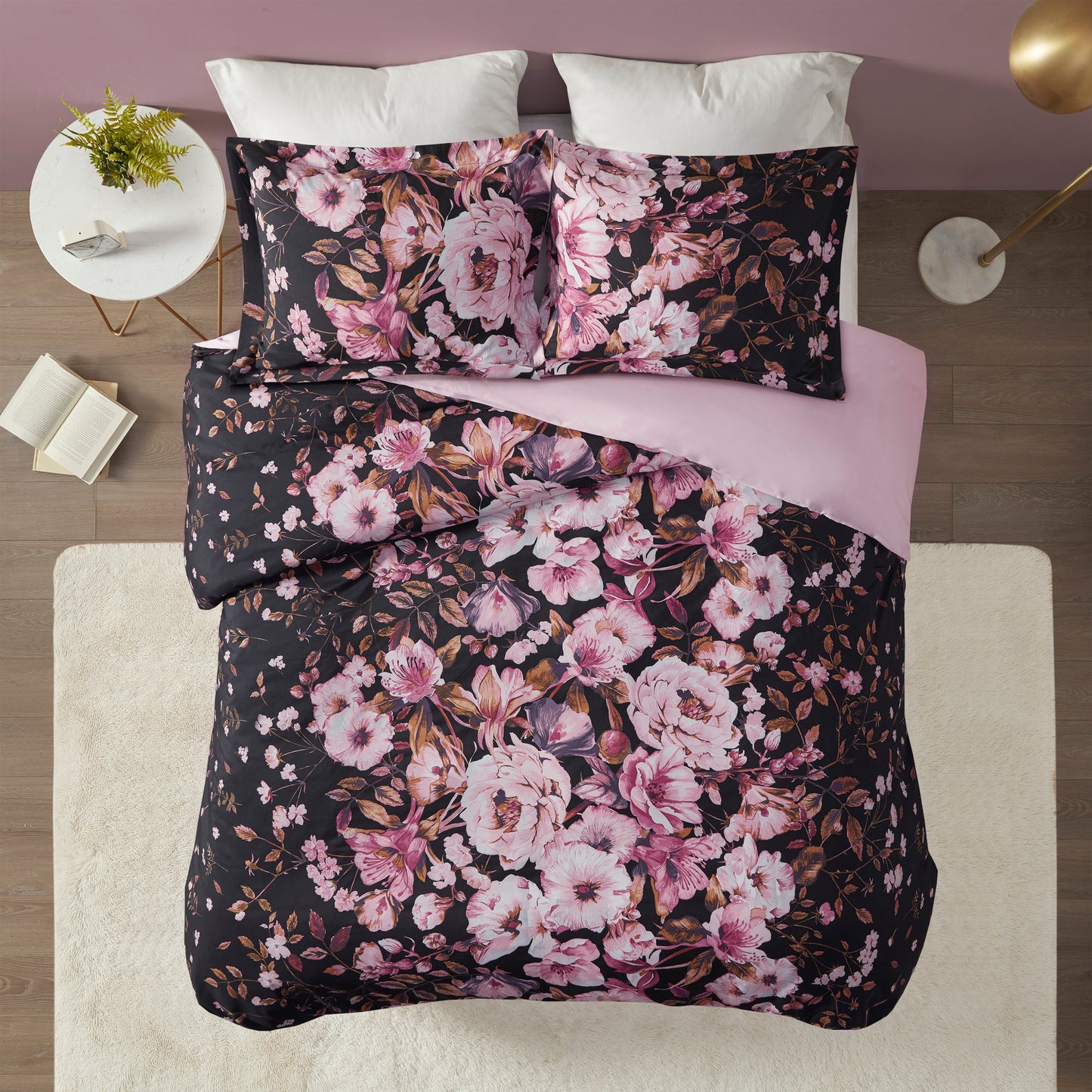 Gabriella Floral Printed Duvet Cover Set