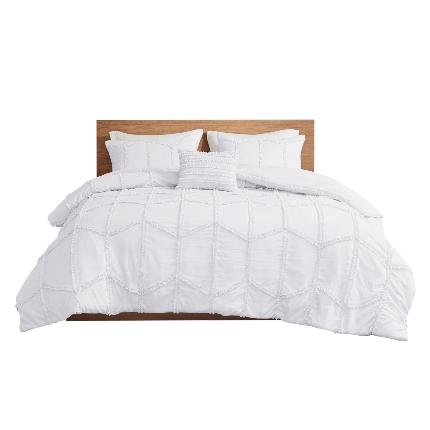 Jayla Ruffle Comforter Set