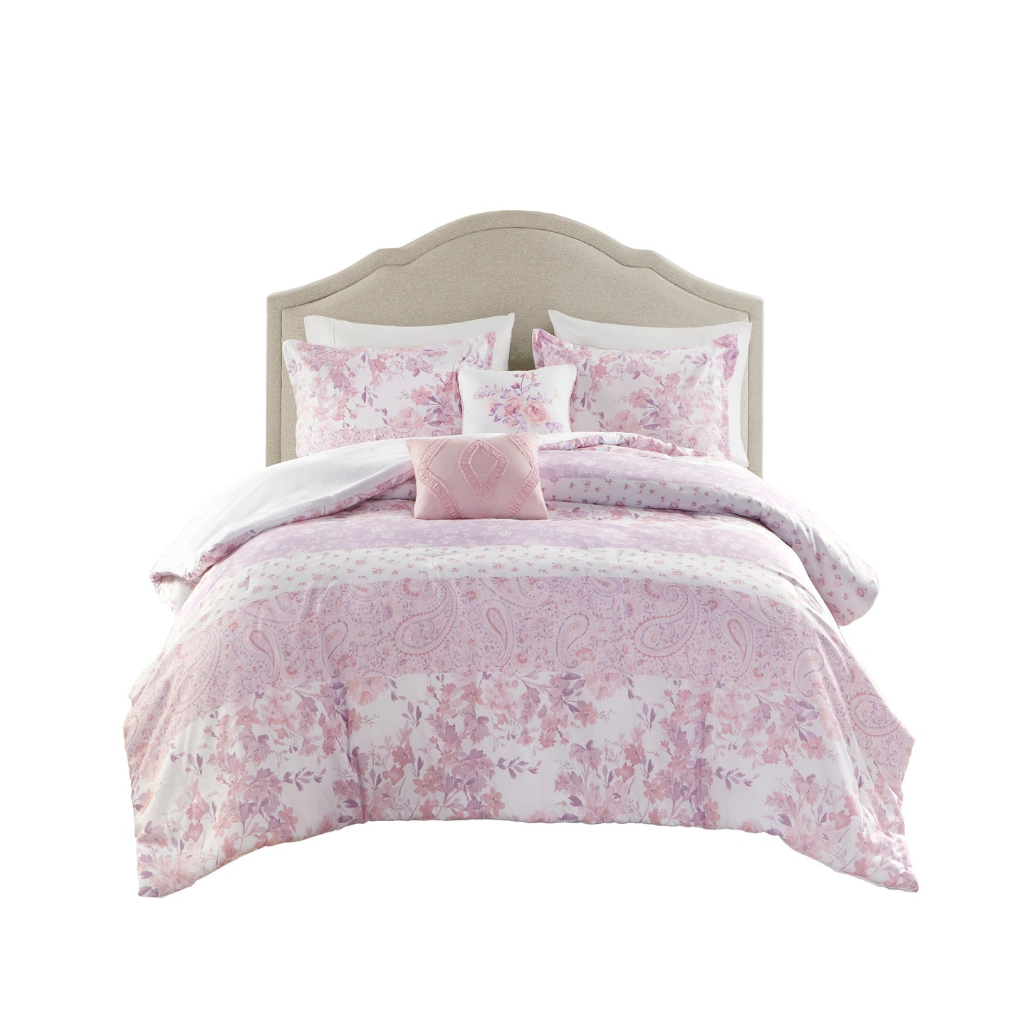 Oliena Floral Paisley Comforter Set