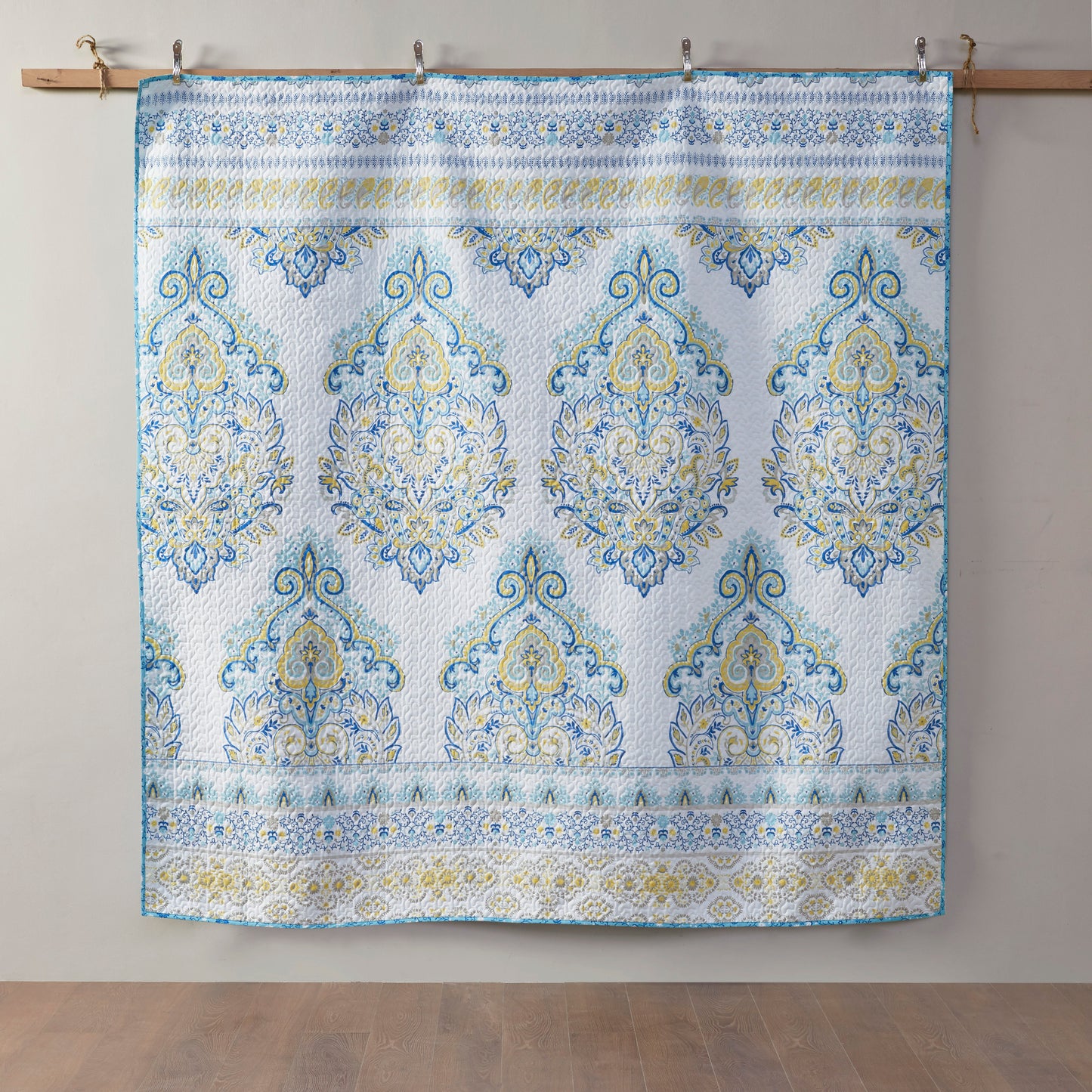 Tatiana Printed Reversible Cotton Coverlet Set