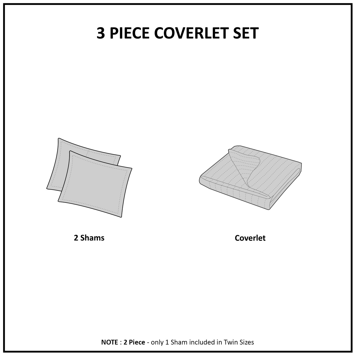 Tatiana Printed Reversible Cotton Coverlet Set