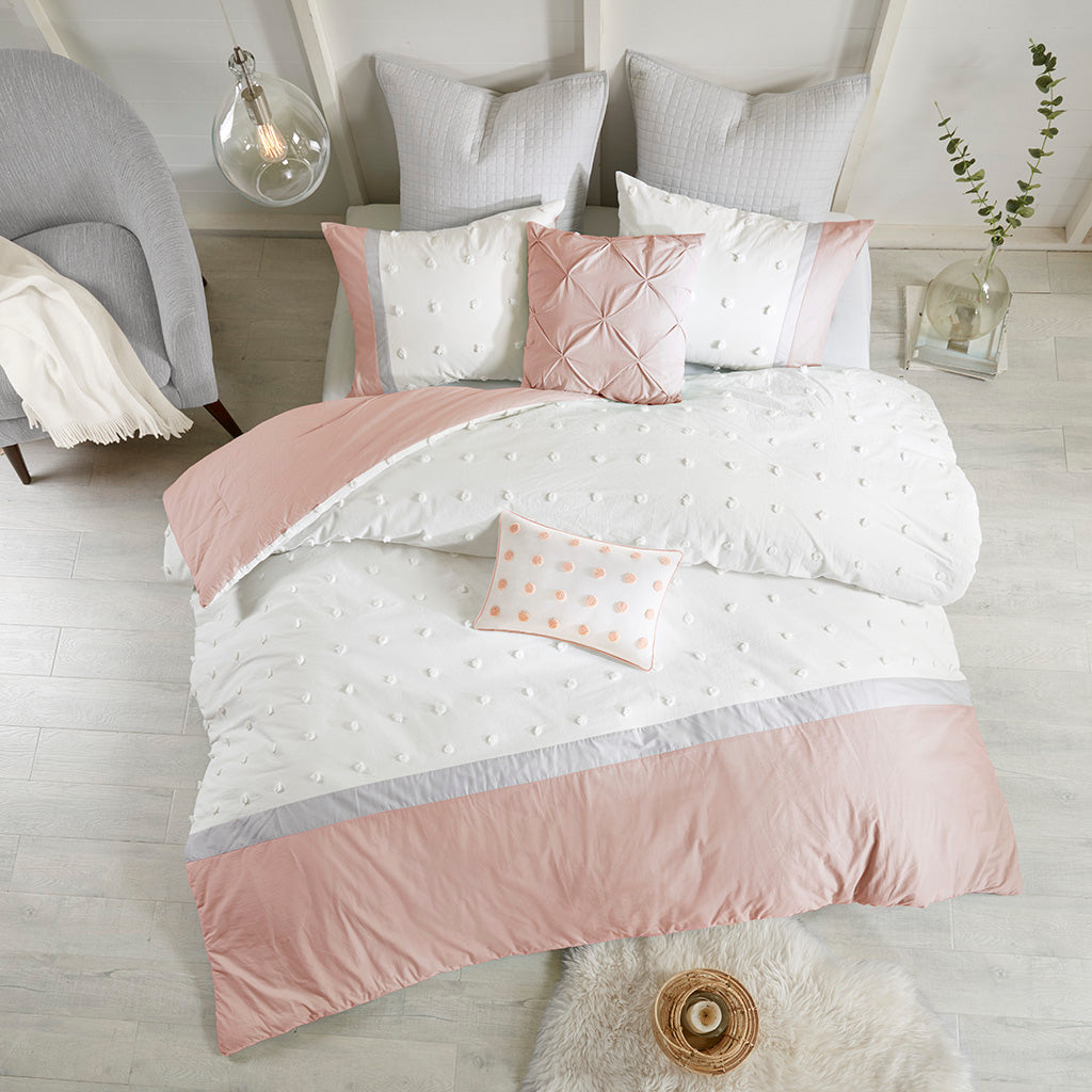 Myla 7 Piece Cotton Jacquard Comforter Set