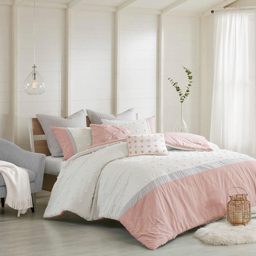 Myla 7 Piece Cotton Jacquard Comforter Set
