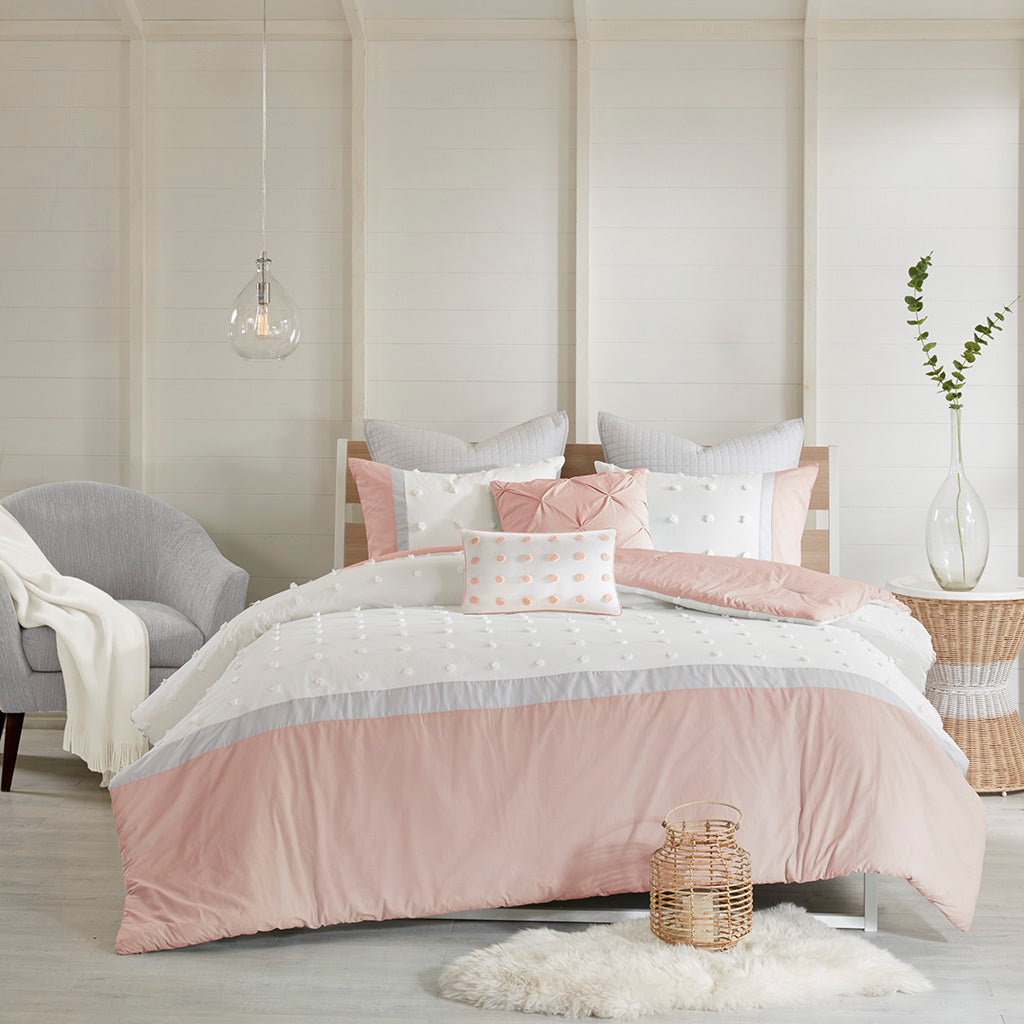 Myla 7 Piece Cotton Jacquard Comforter Set