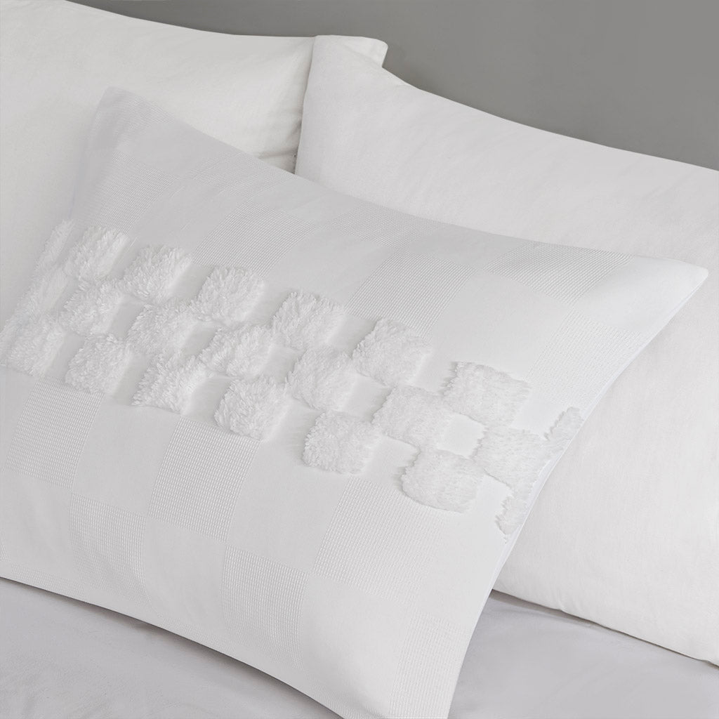 Bennett 3 Piece Chenille Duvet Cover Set