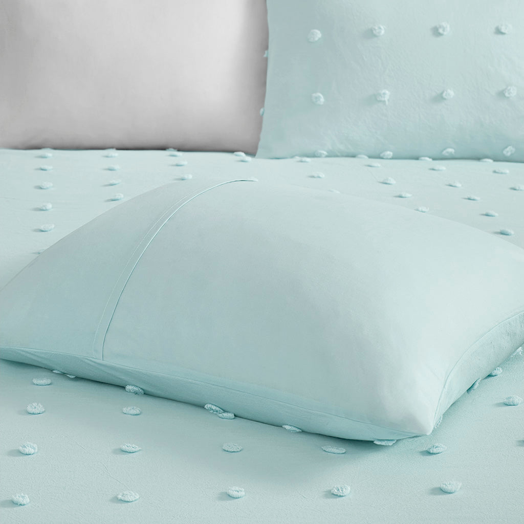 Callie Cotton Jacquard Pom Pom Comforter Set