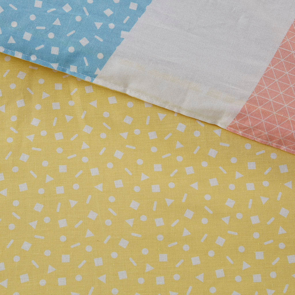 Rory Rainbow Sunburst Reversible Cotton Comforter Set