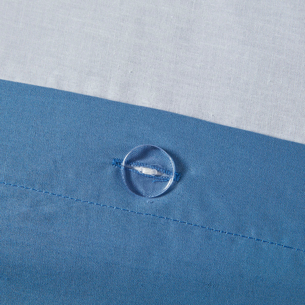 Haisley Cotton Duvet Cover Set with Chenille Trim