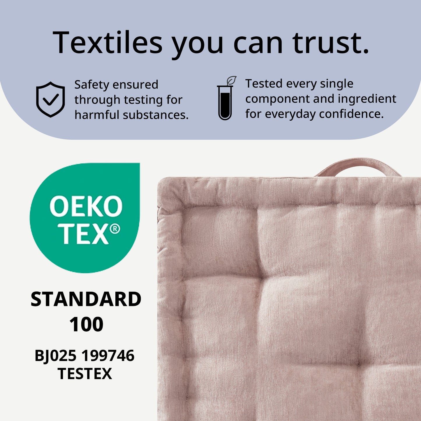 Intelligent Design Poly Chenille Square Floor Pillow Cushion