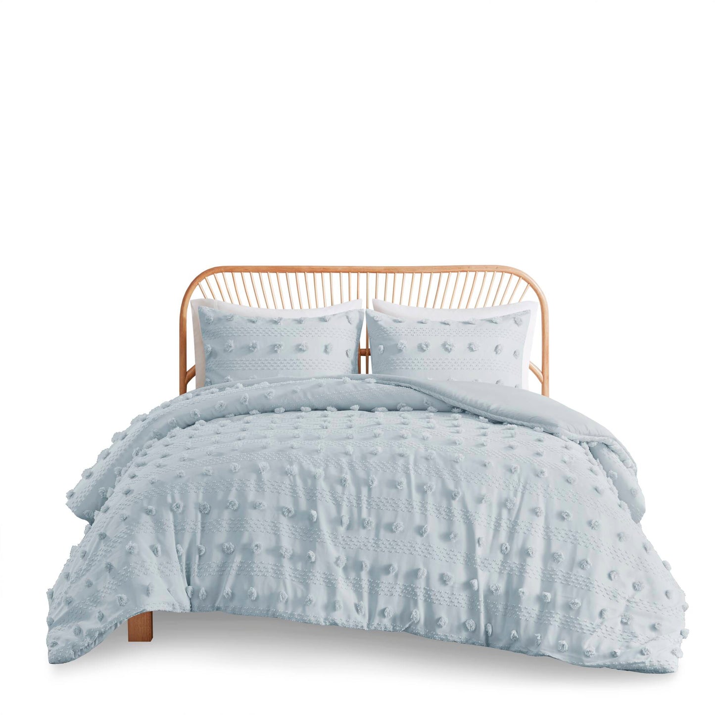 Intelligent Design Clip Jacquard Duvet Cover Set