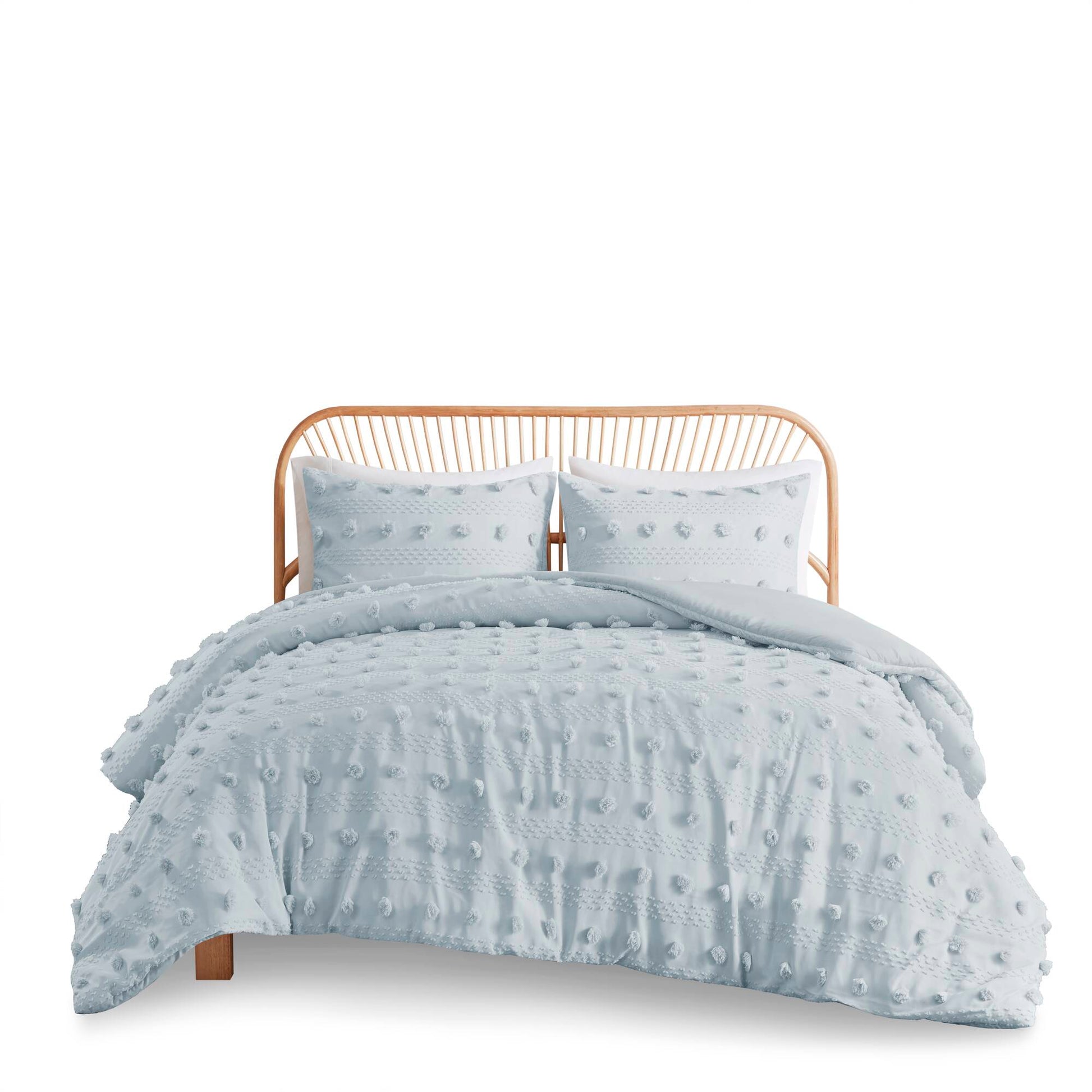 Intelligent Design Clip Jacquard Duvet Cover Set