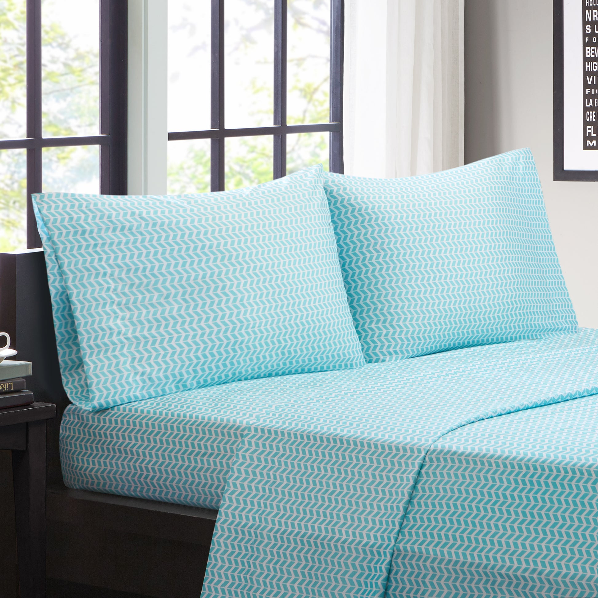 Intelligent Design Printed Microfiber Sheet Set