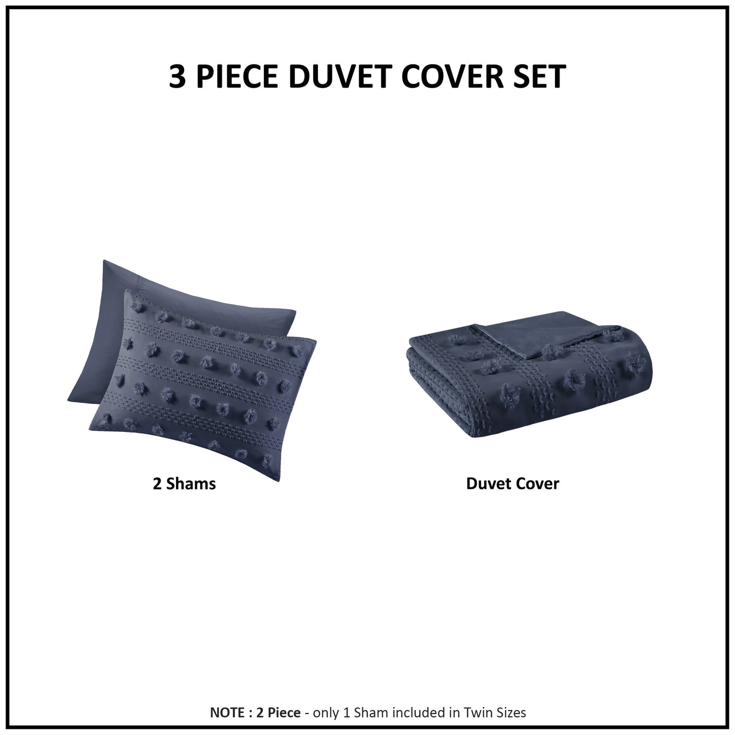 Intelligent Design Clip Jacquard Duvet Cover Set