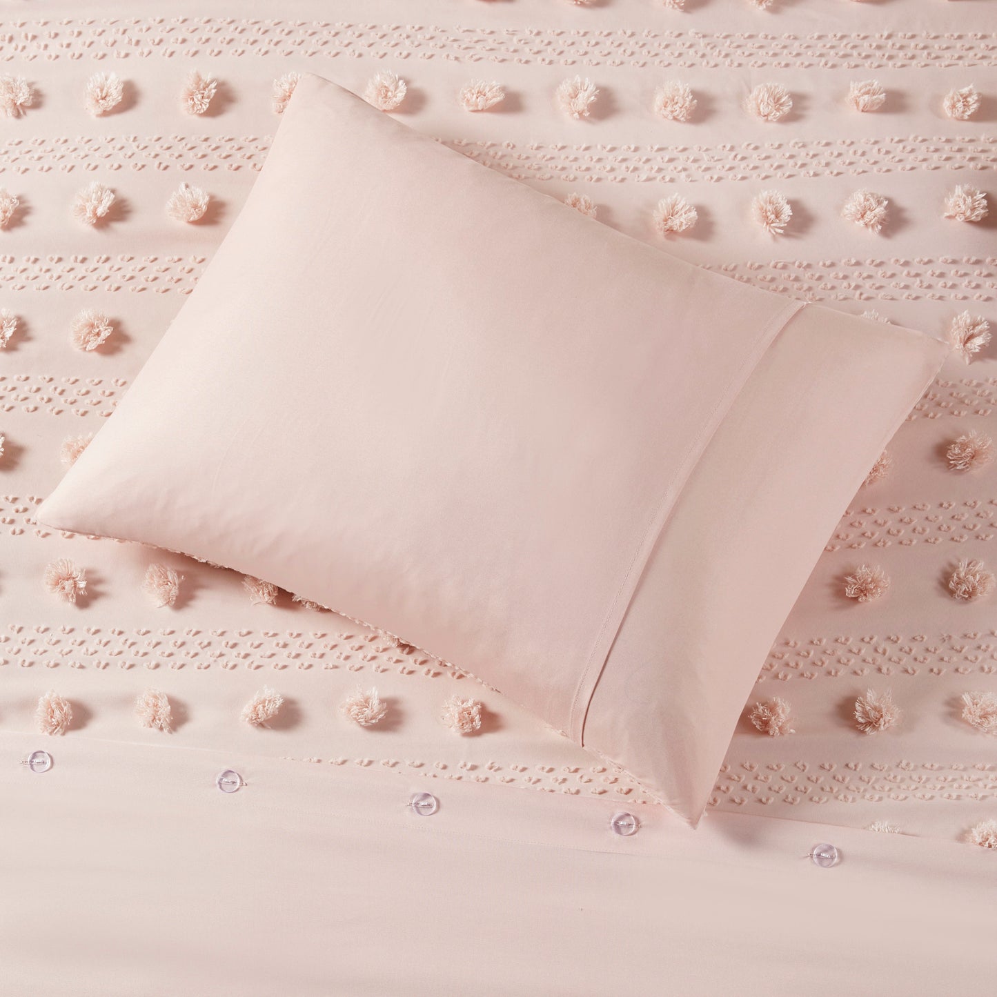 Intelligent Design Clip Jacquard Duvet Cover Set