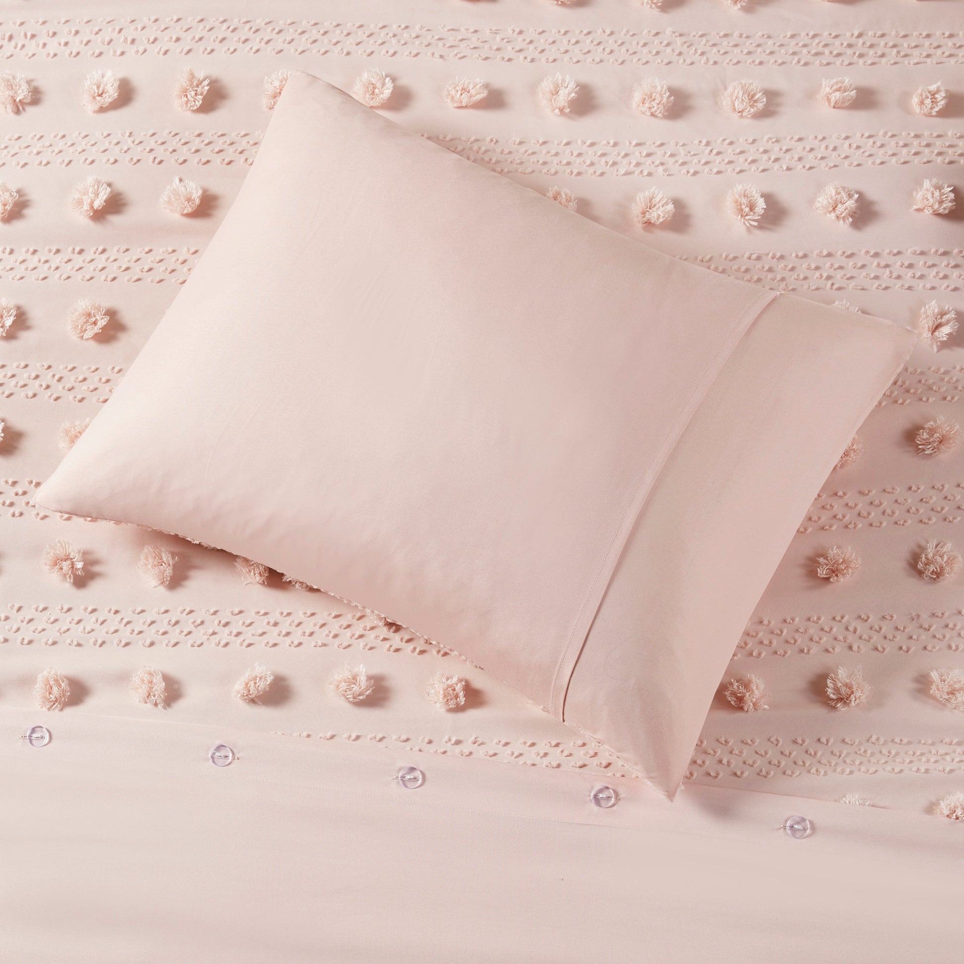 Intelligent Design Clip Jacquard Duvet Cover Set