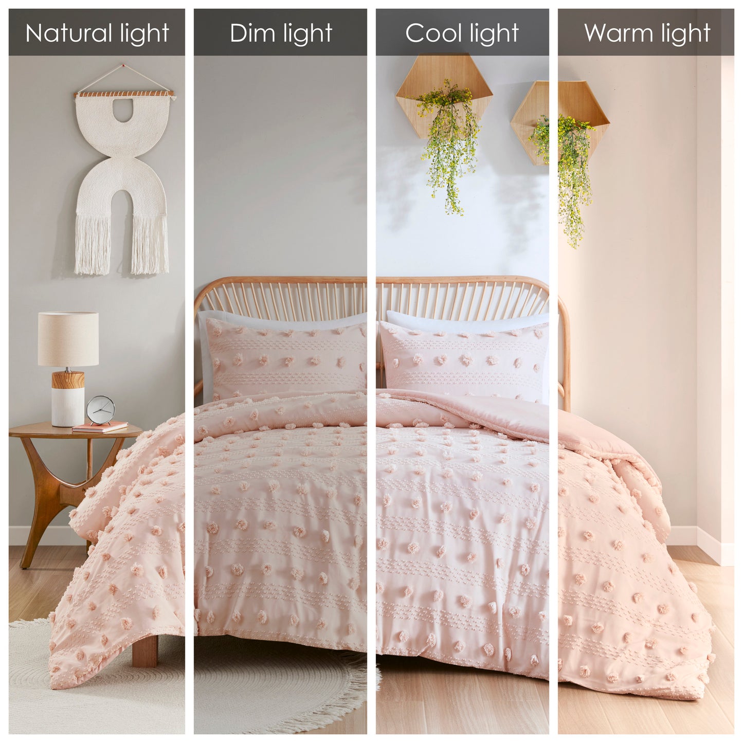 Intelligent Design Clip Jacquard Duvet Cover Set