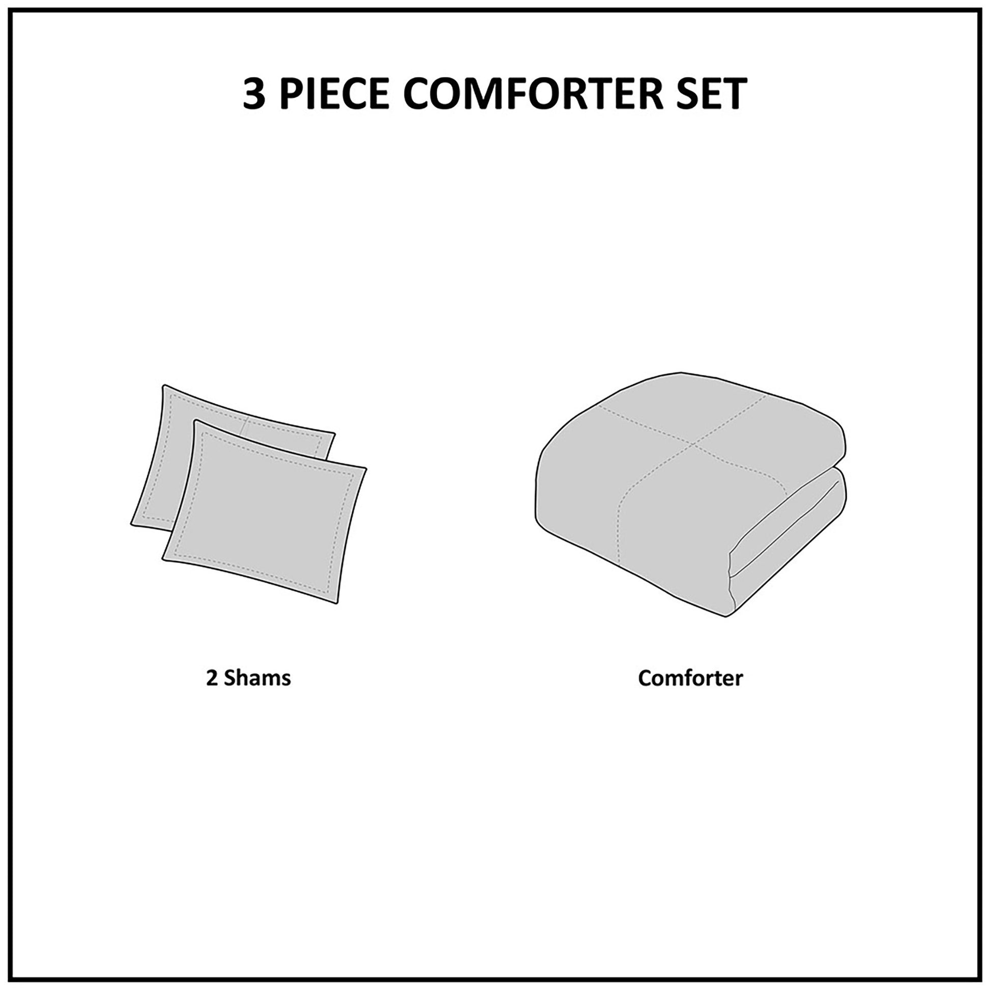 Intelligent Design Plaid Reversible Comforter Set