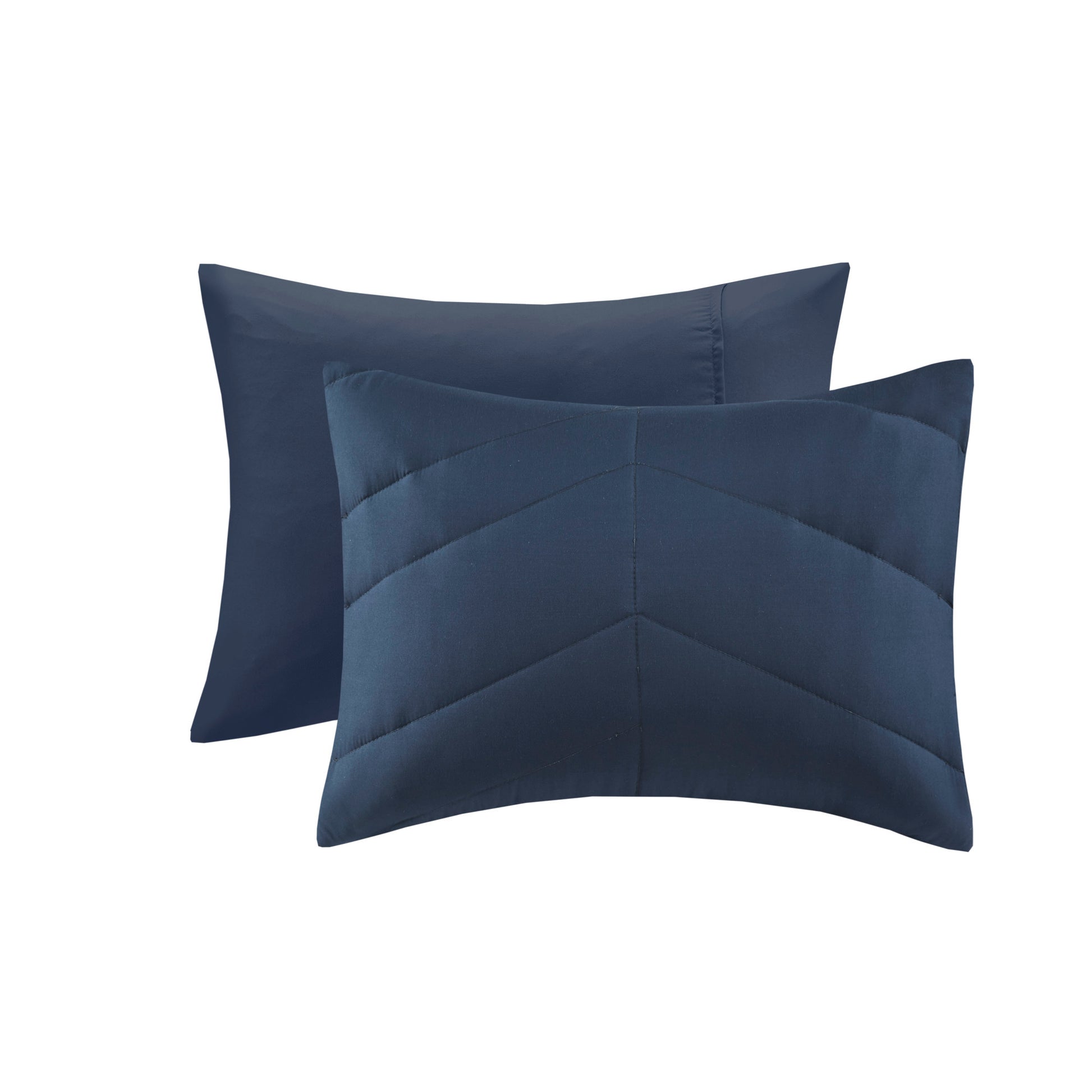 Intelligent Design Quilted Chevron Comforter Set