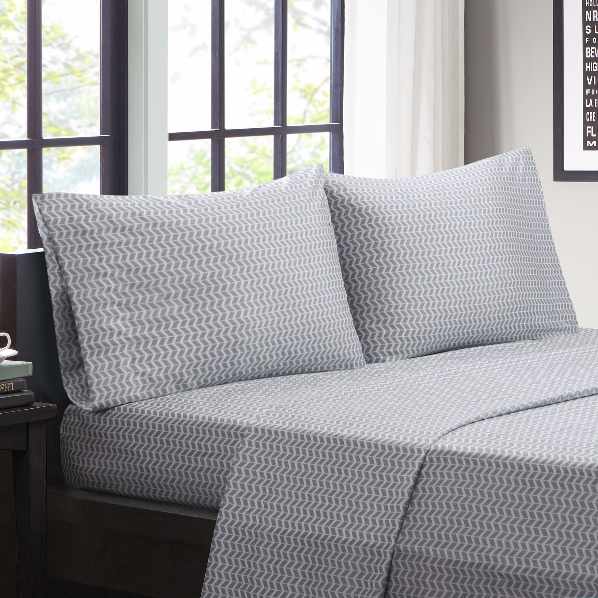 Intelligent Design Printed Microfiber Sheet Set