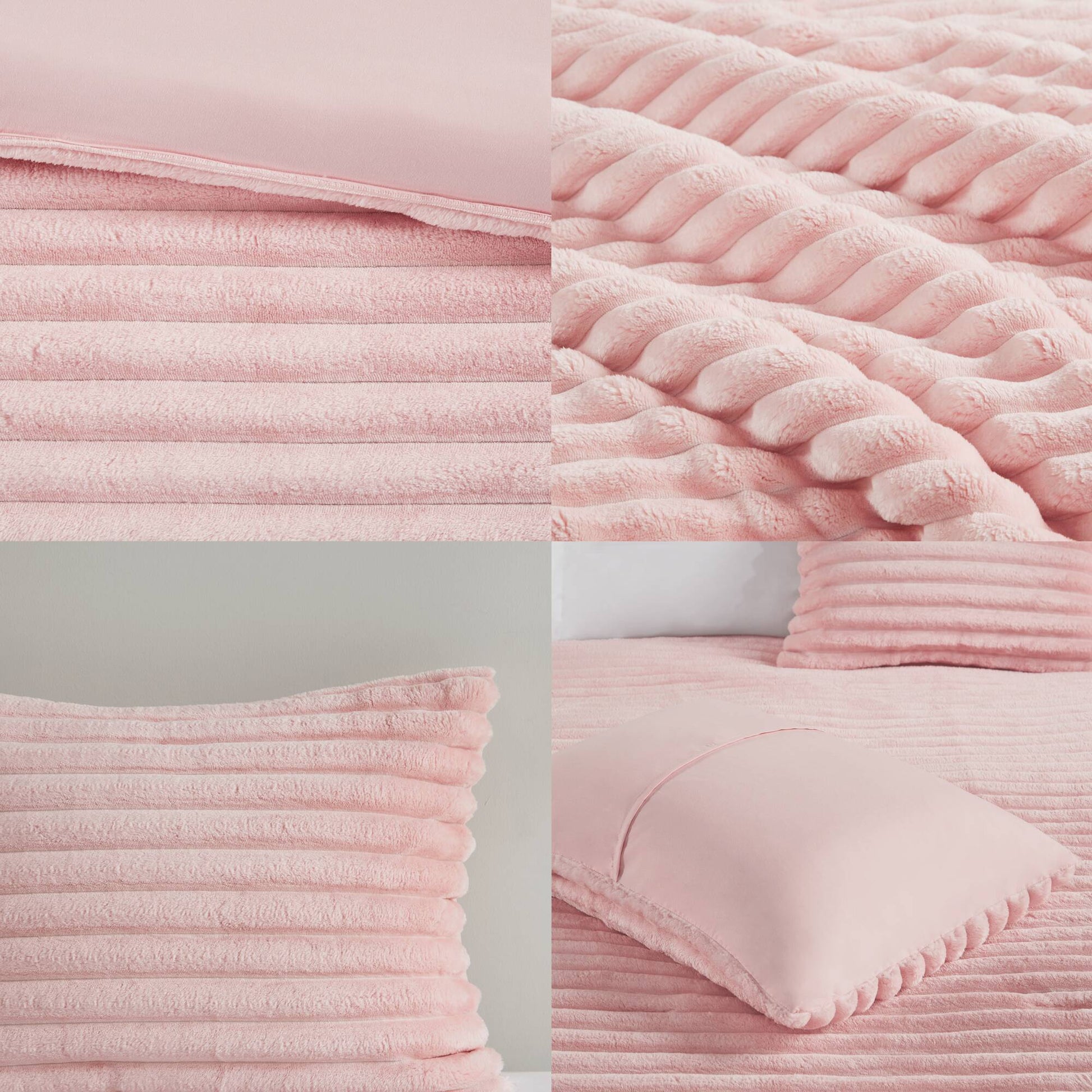 Intelligent Design 3 Piece Corded Plush Comforter Set
