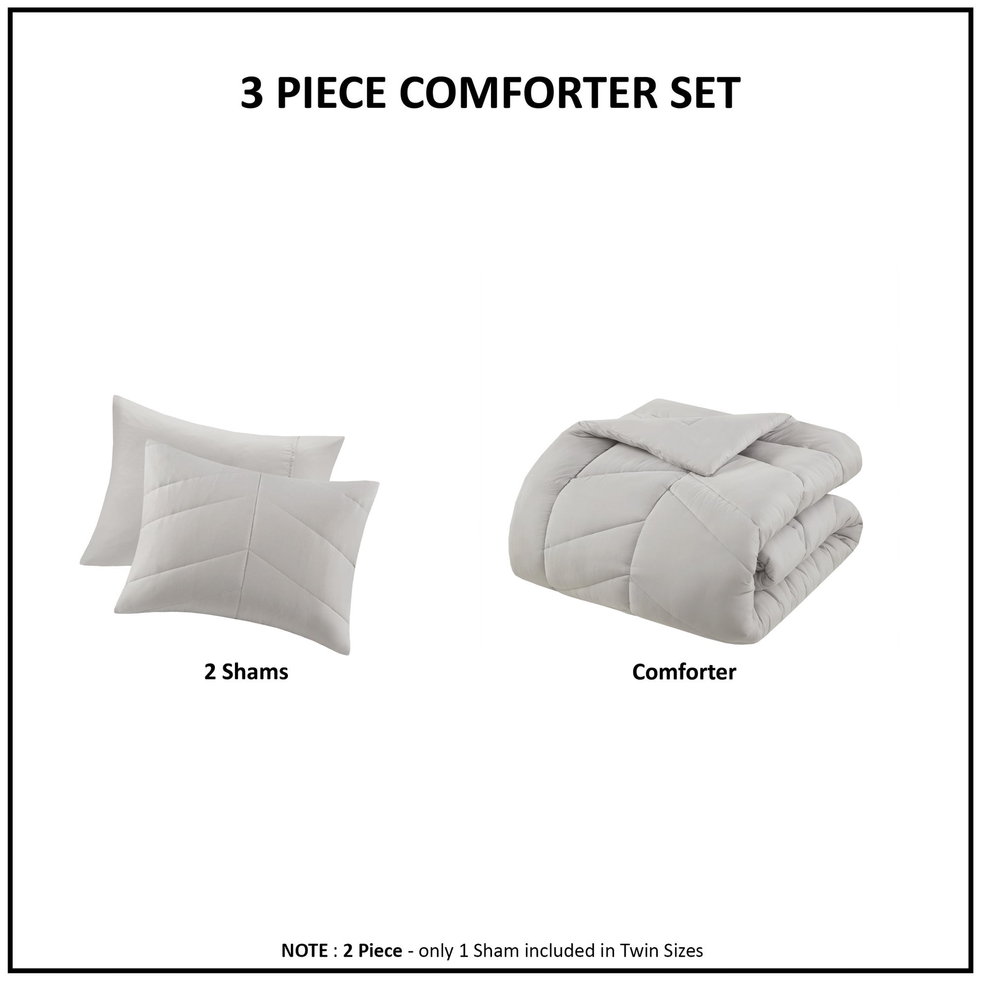 Intelligent Design Quilted Chevron Comforter Set