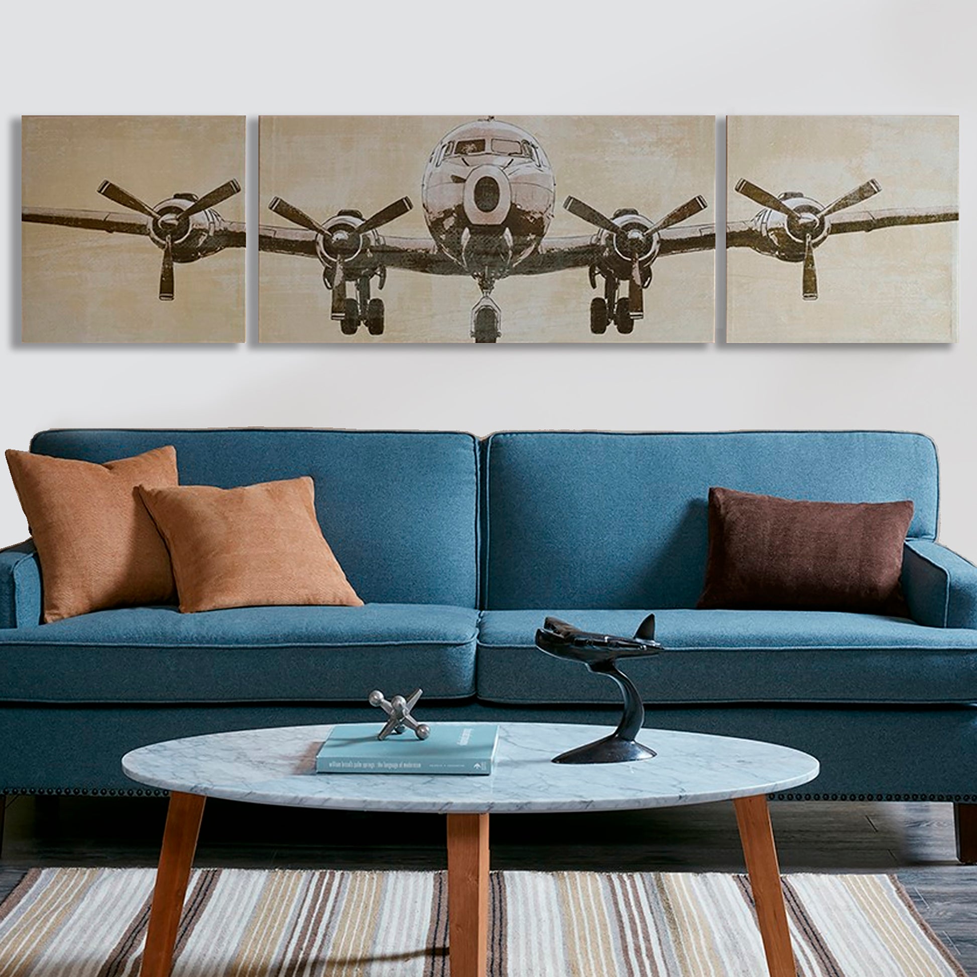 Intelligent Design Triptych 3-piece Canvas Wall Art Set