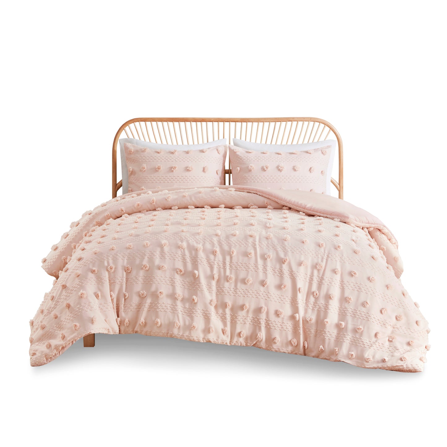 Intelligent Design Clip Jacquard Duvet Cover Set