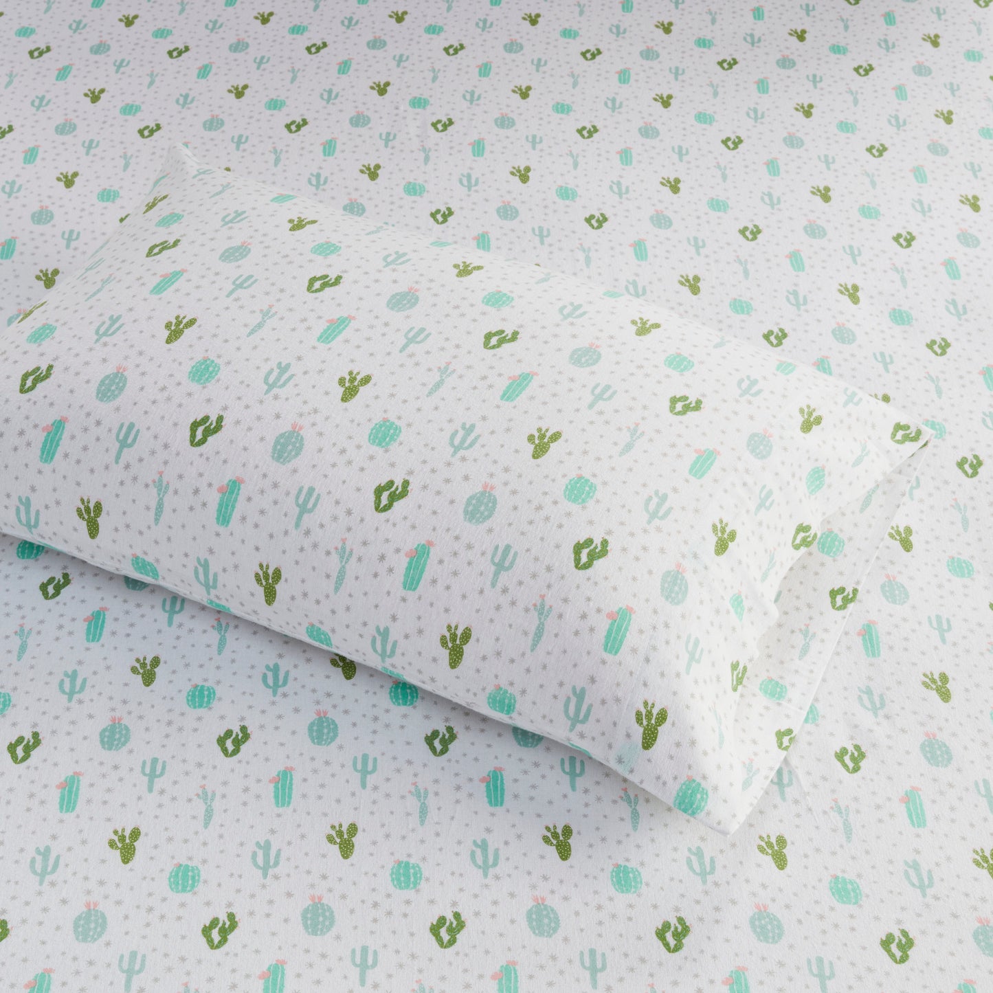 Intelligent Design Cotton Flannel Printed Sheet Set