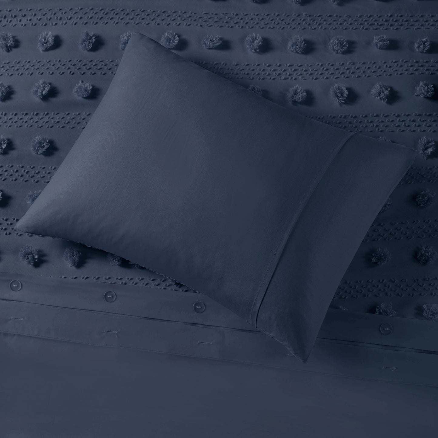 Intelligent Design Clip Jacquard Duvet Cover Set