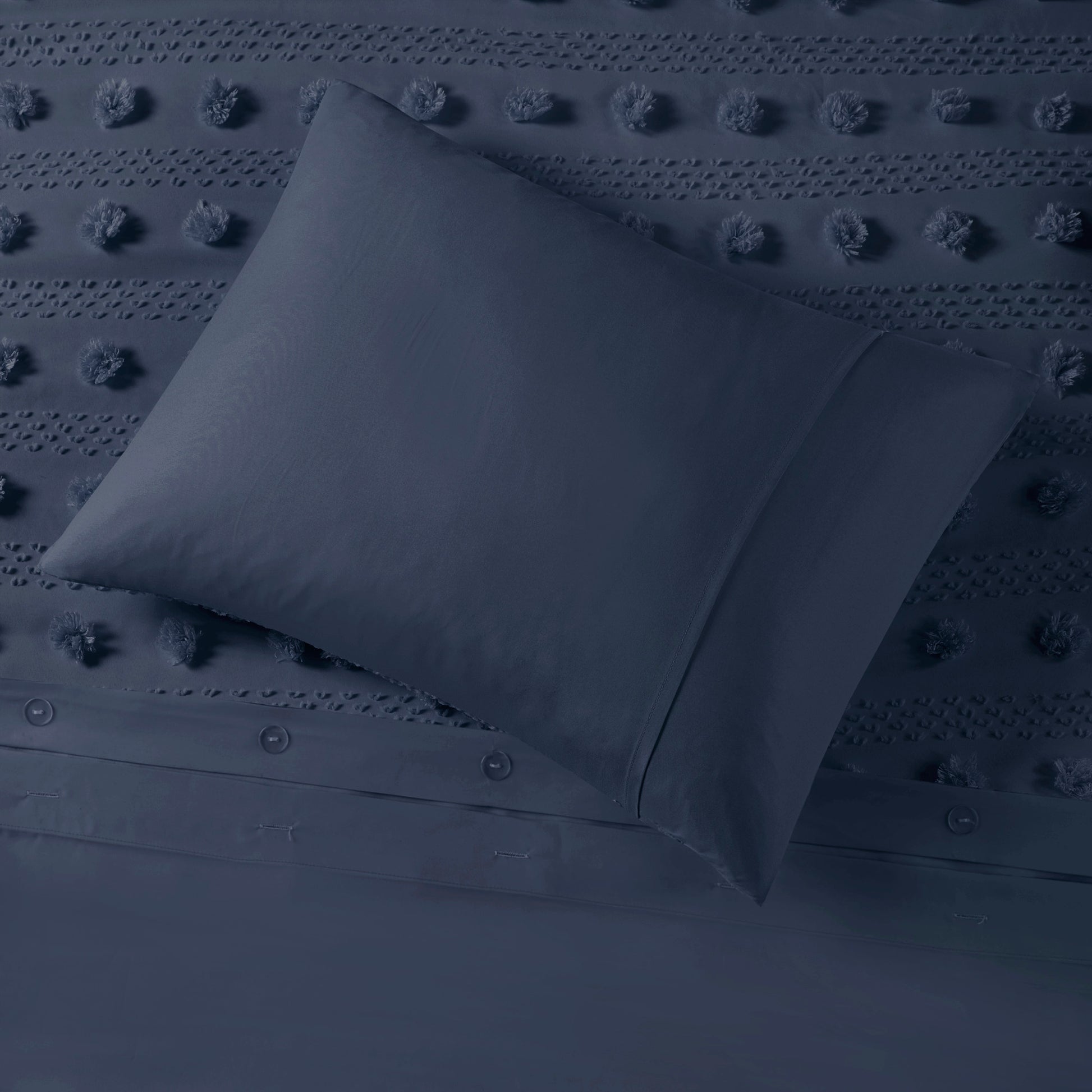 Intelligent Design Clip Jacquard Duvet Cover Set