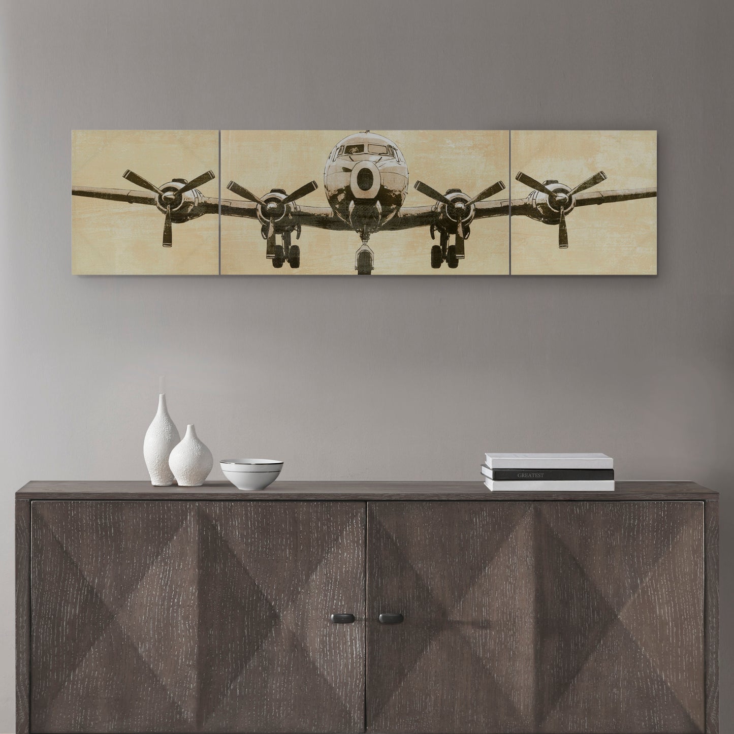 Intelligent Design Triptych 3-piece Canvas Wall Art Set