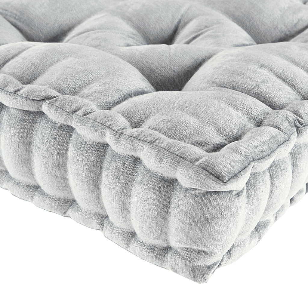 Azza Poly Chenille Square Floor Pillow Cushion